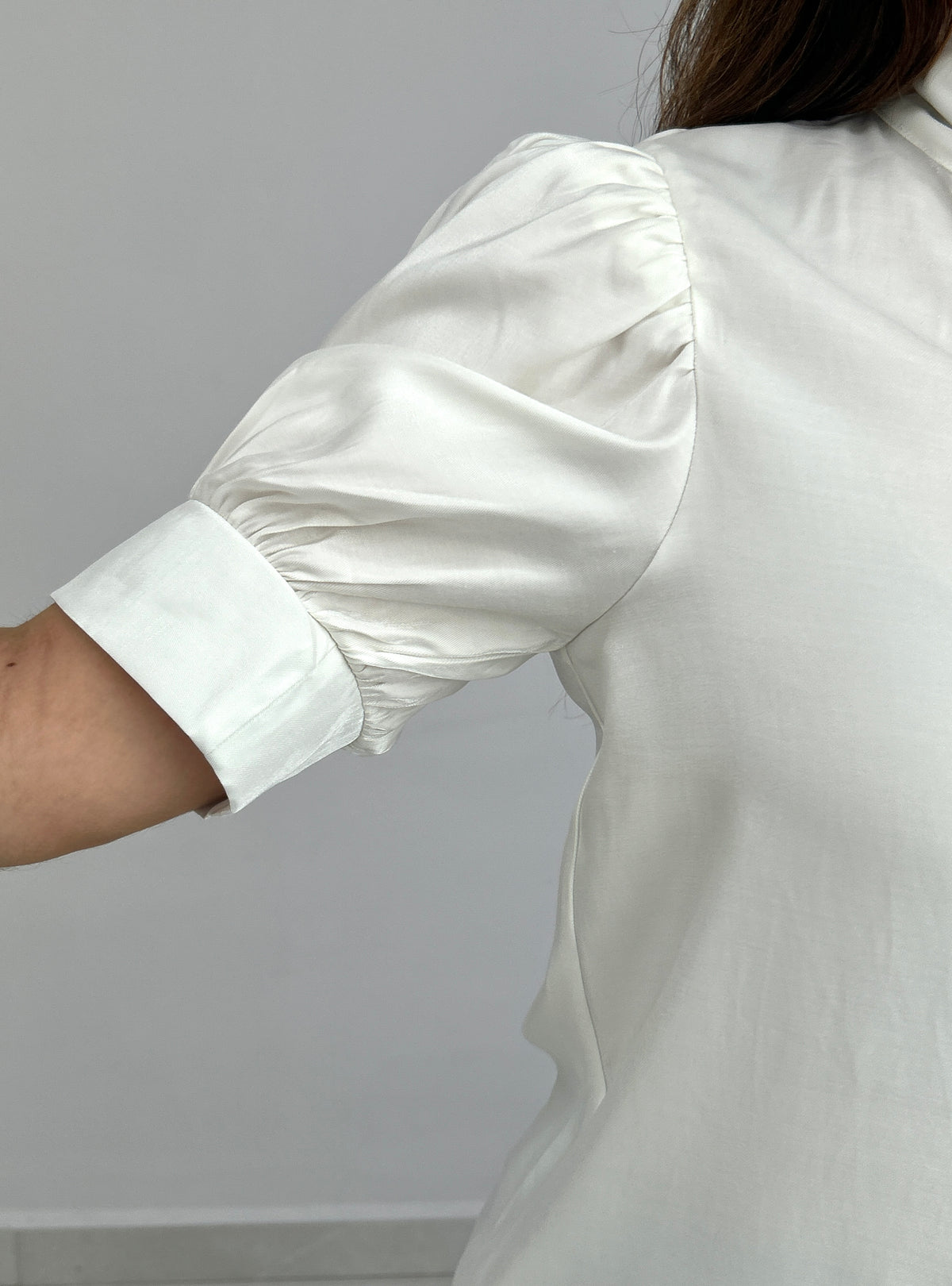 Madeline Knot Top - White – view 3