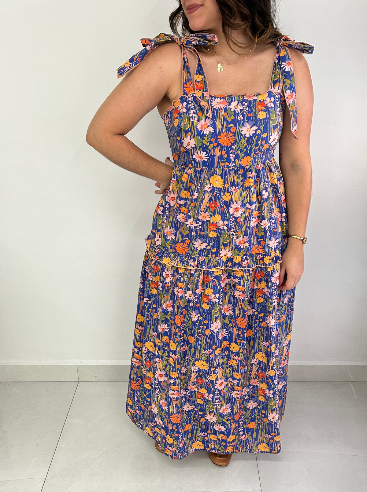 Ella Floral Print Maxi Dress â view 3
