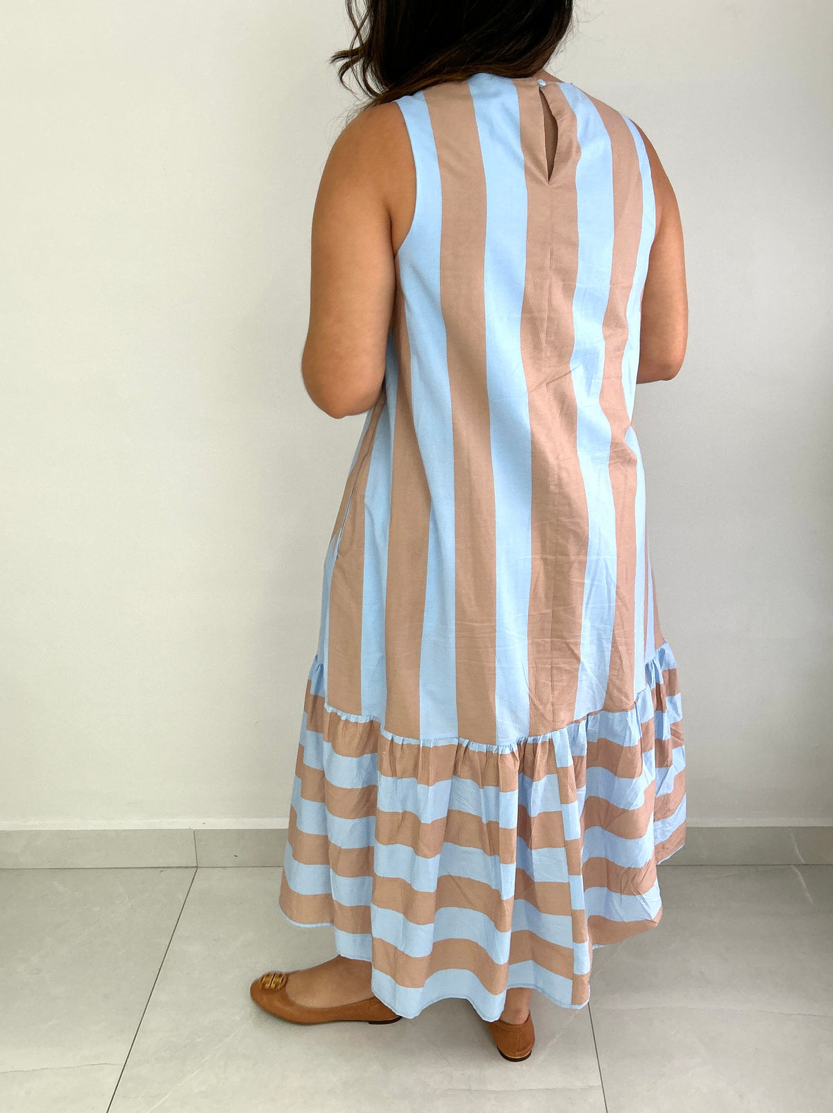 Emery Striped Midi Dress â view 2
