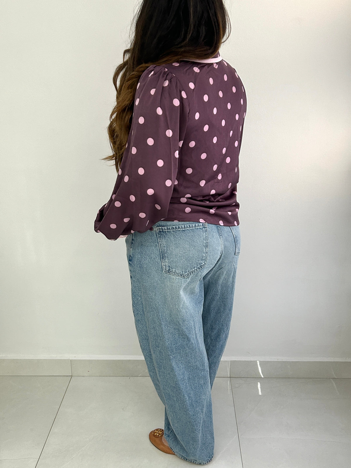 Winona Polka Dot Top - Purple – view 2