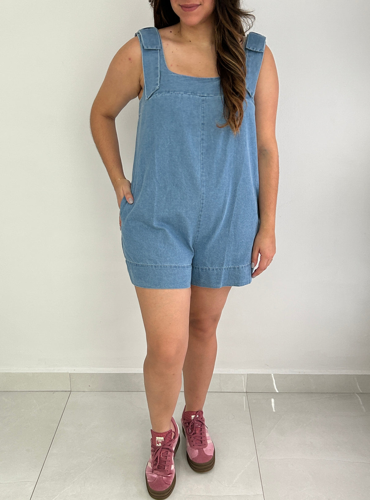 Maisie Denim Romper – view 4