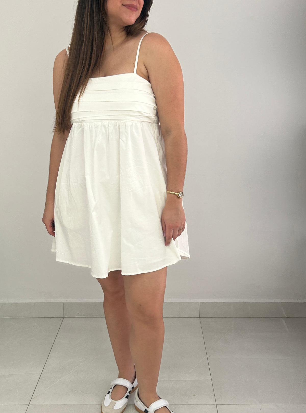 Camille Mini Dress - White
