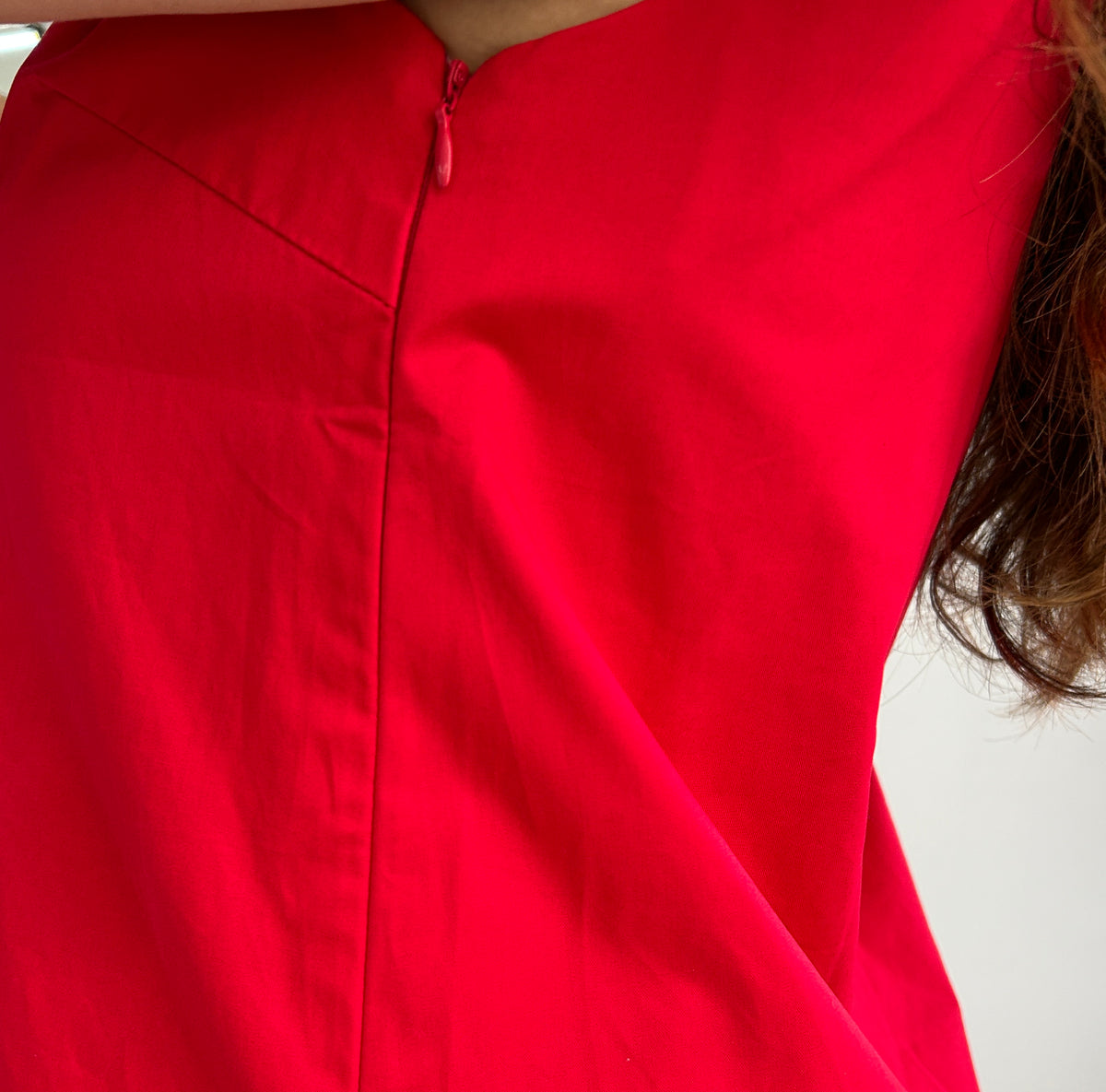 Fern Bow Mini Dress - Red – view 6