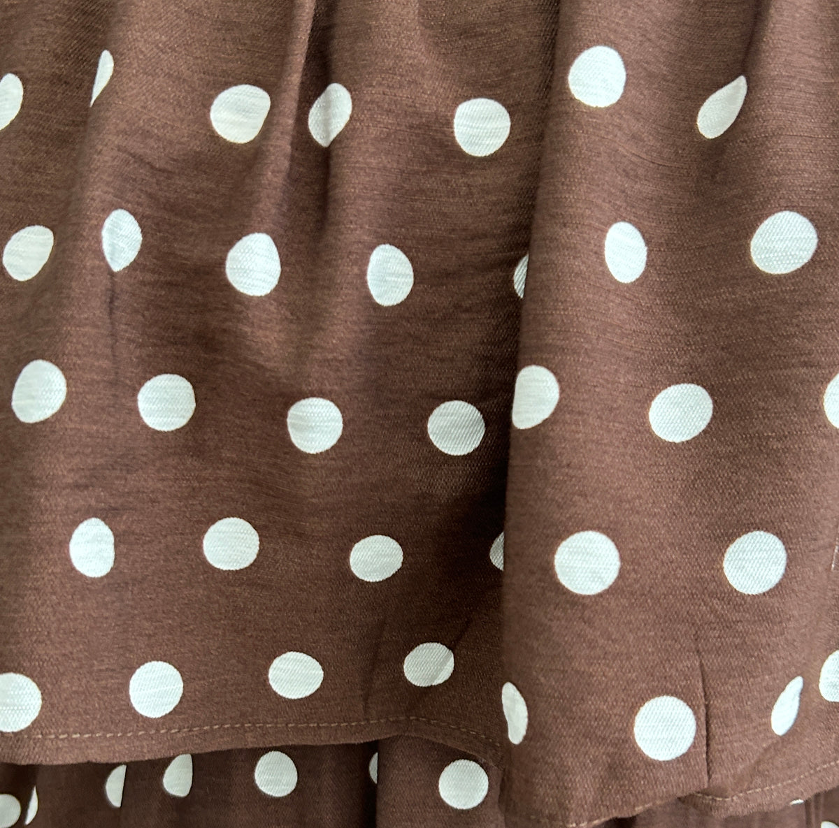 Penelope Midi Dot Dress - Brown – view 6