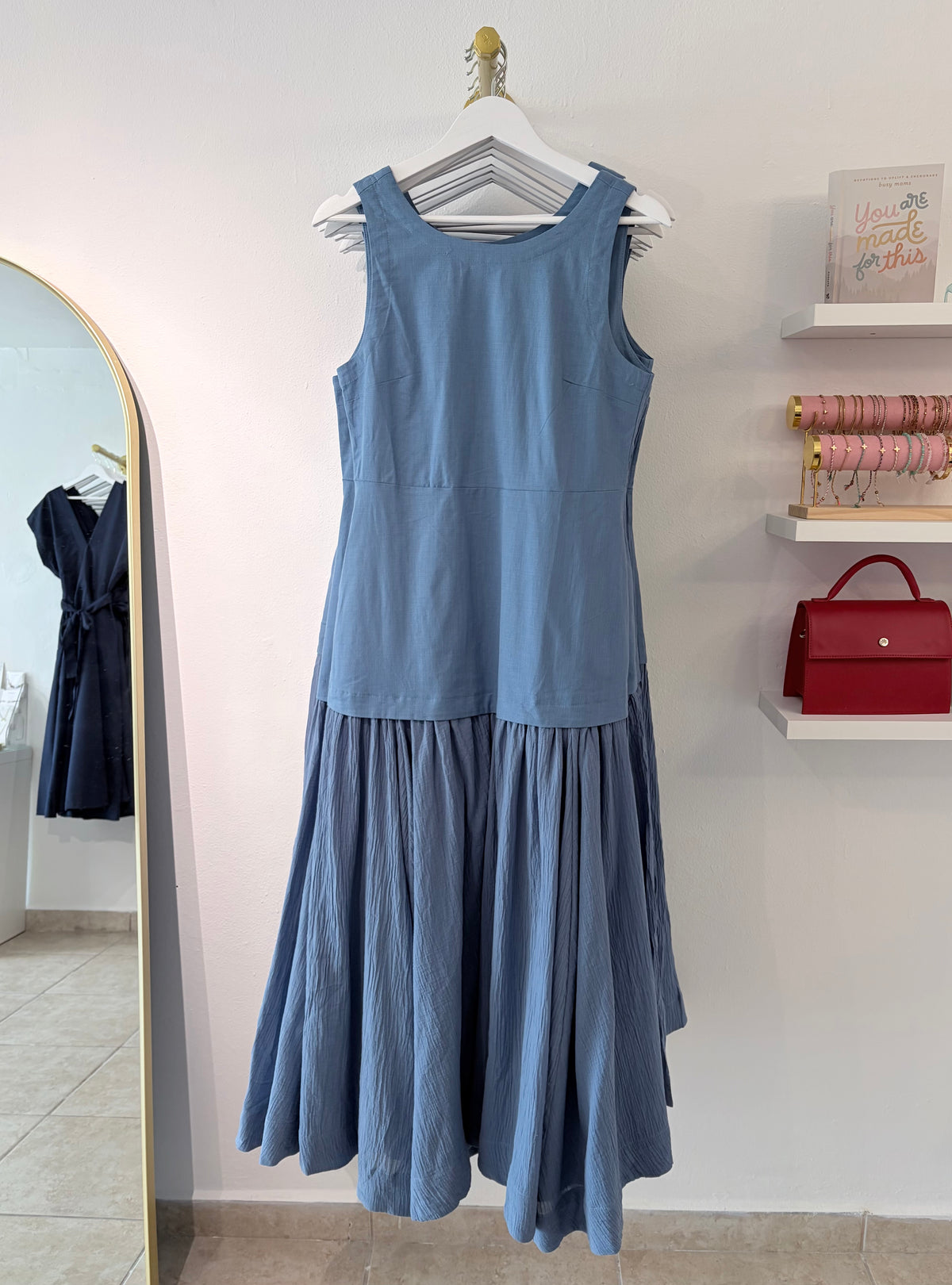 Zoe Maxi Blue Dress – view 8