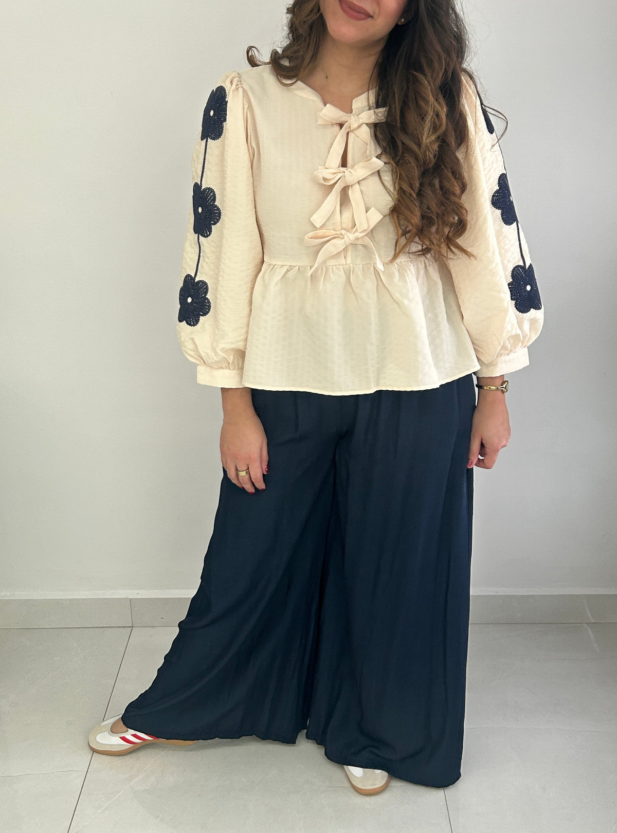 Aven Floral Top - Cream – view 4