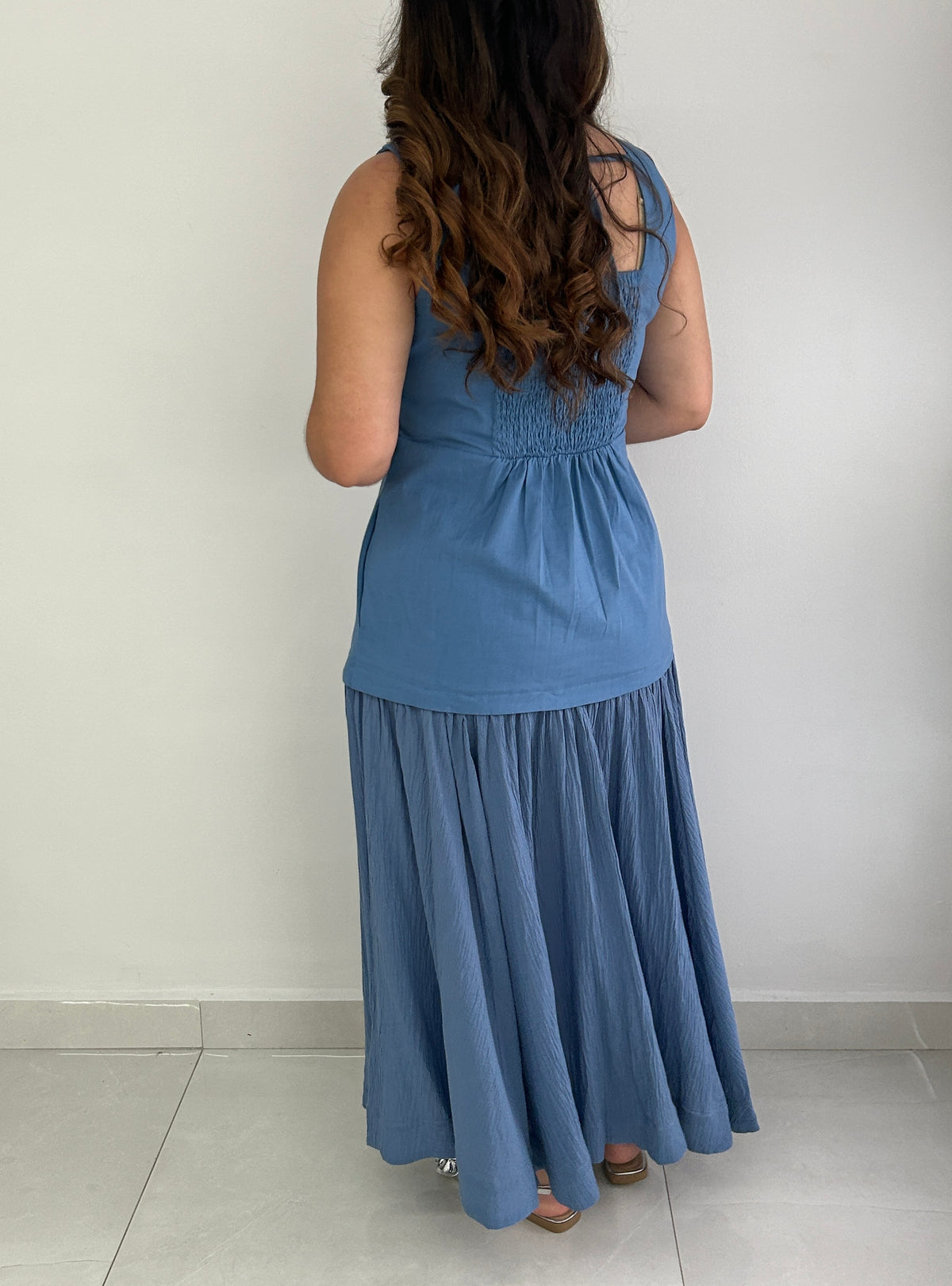 Zoe Maxi Blue Dress – view 2