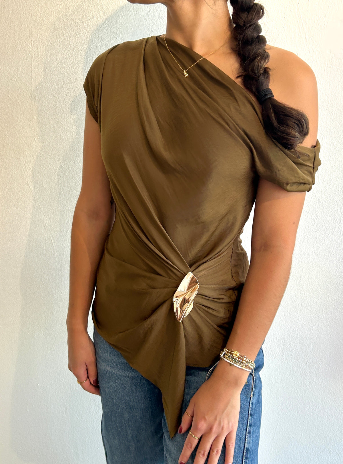 Violet Off Shoulders Top