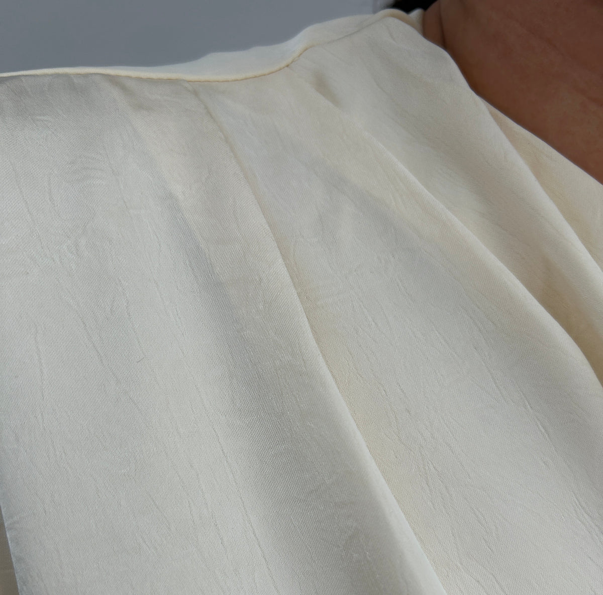 Valerie One shoulder Top - Ivory – view 5