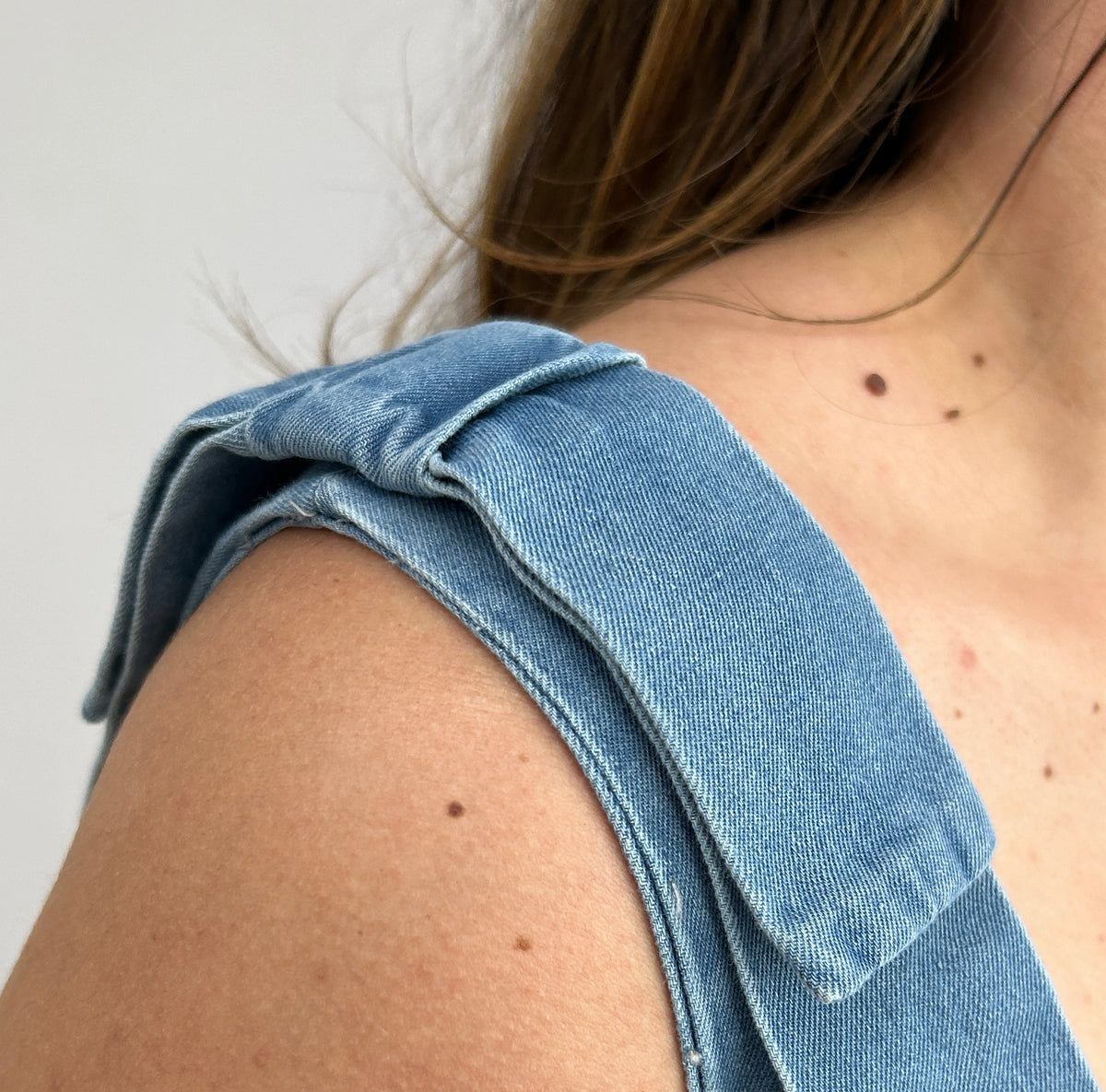 Maisie Denim Romper – view 3