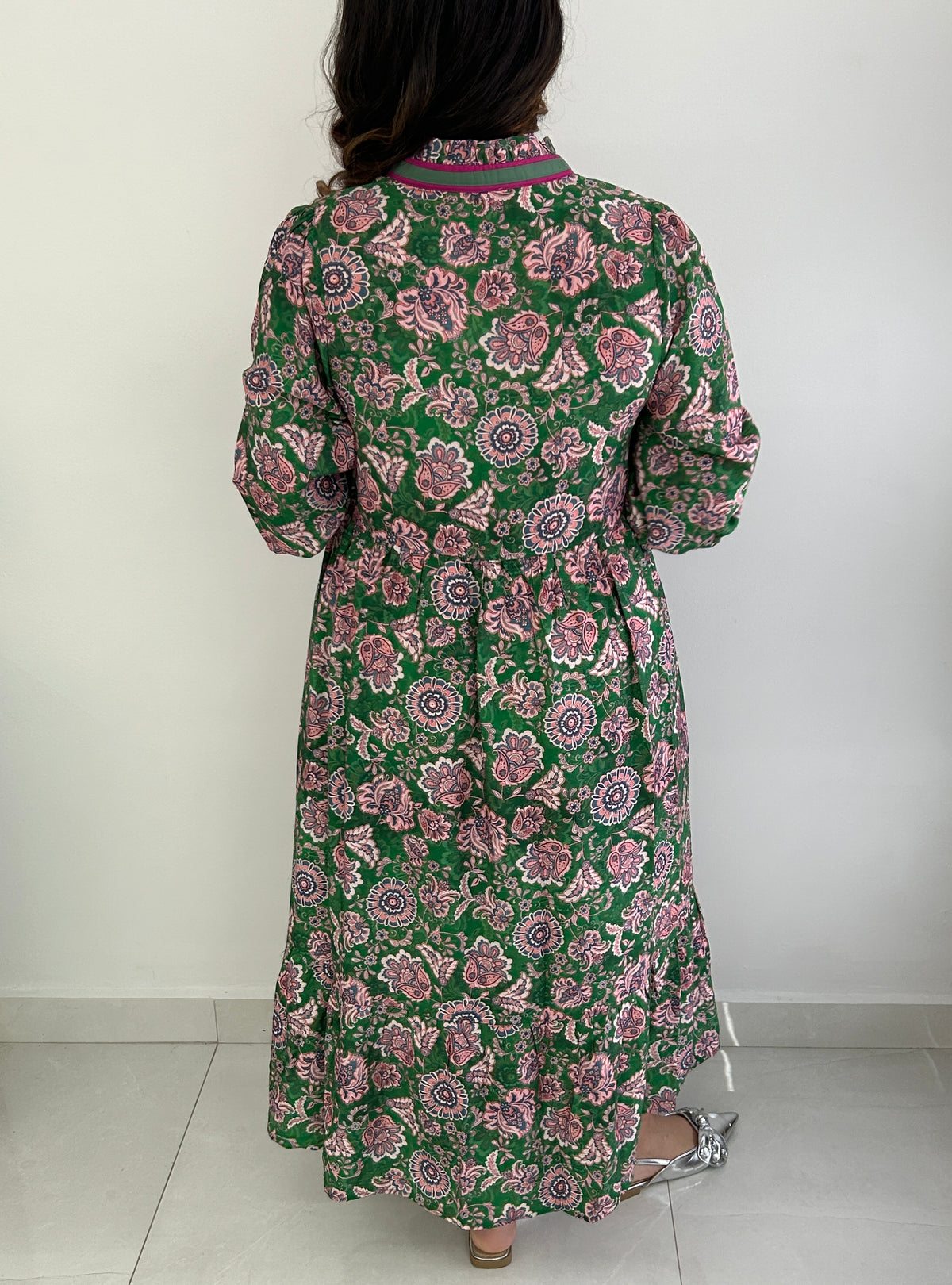 Alena Midi Dress - Green – view 2