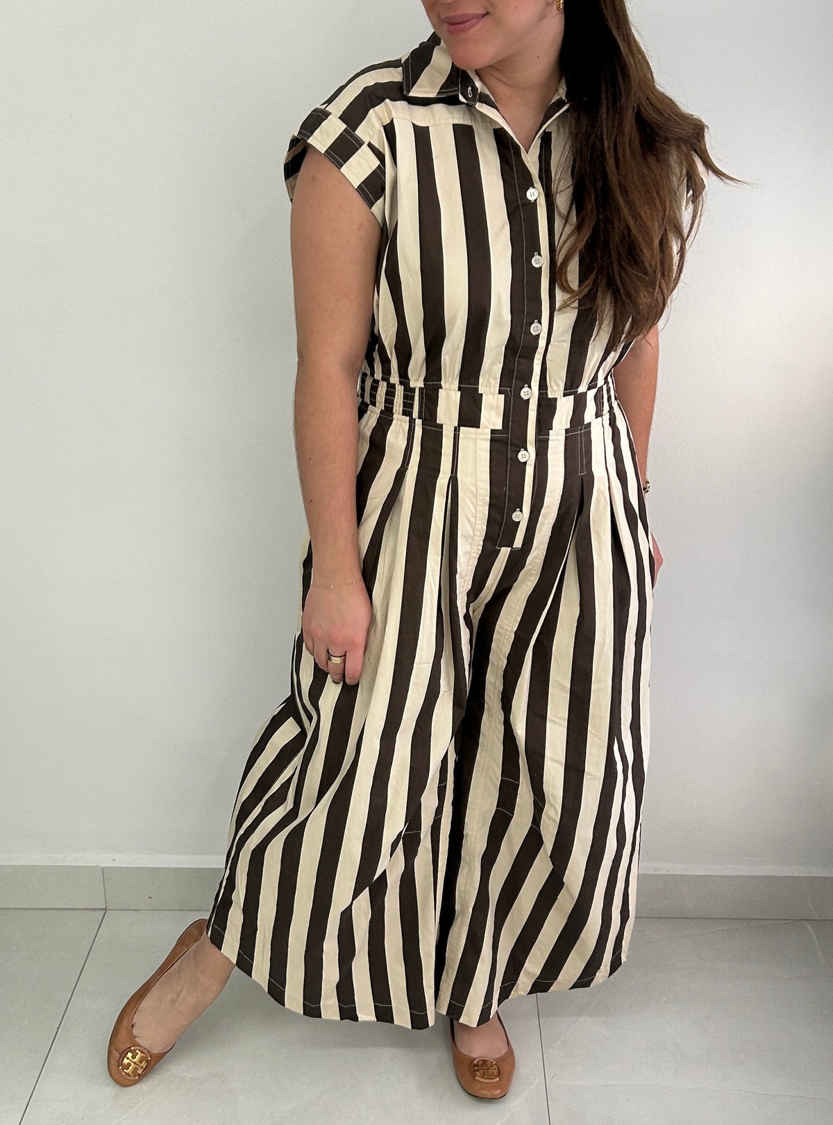 Esmeralda Striped Jumpsuit