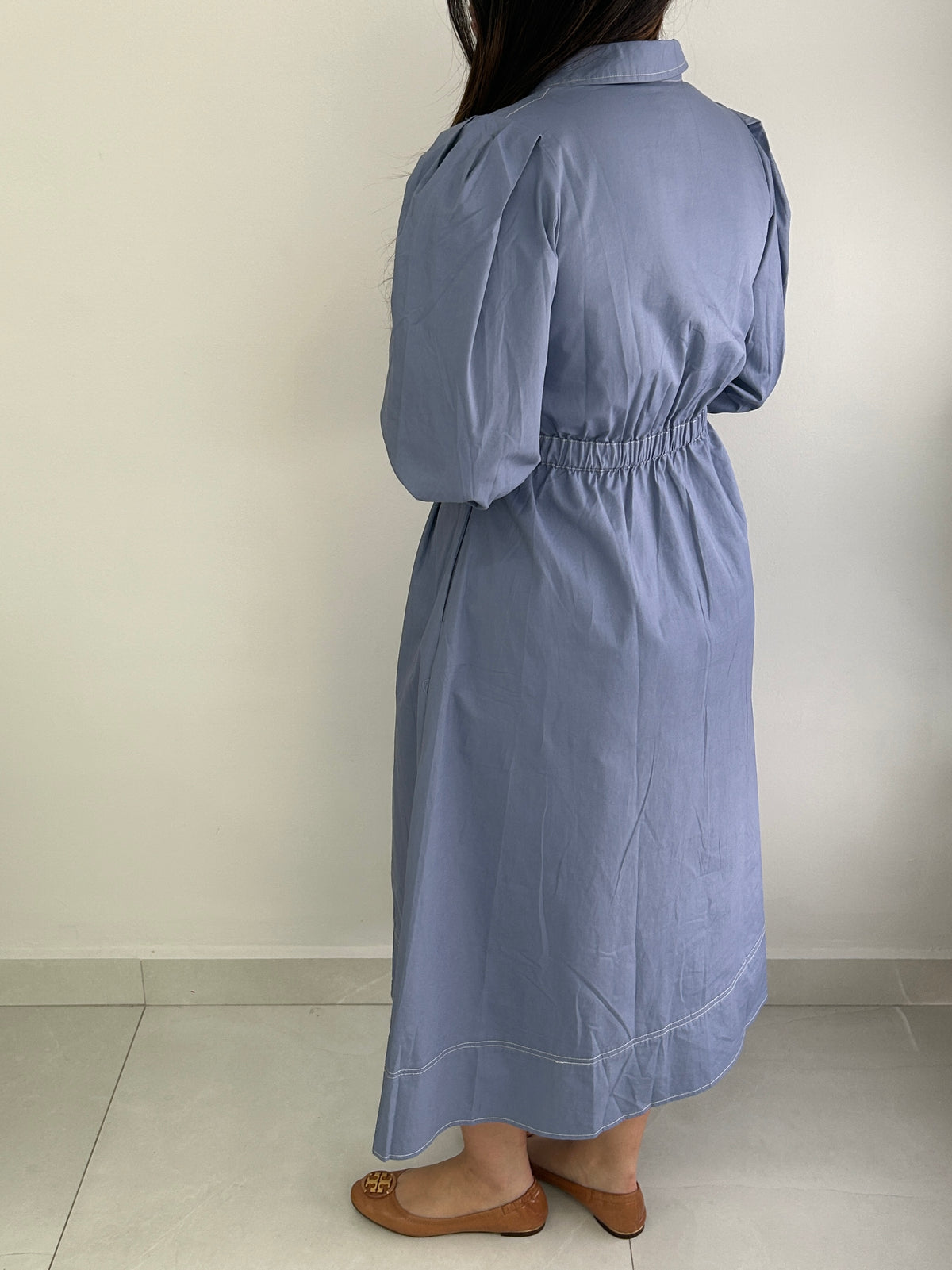 Sunny Belt Midi Dress - Blue ā view 2