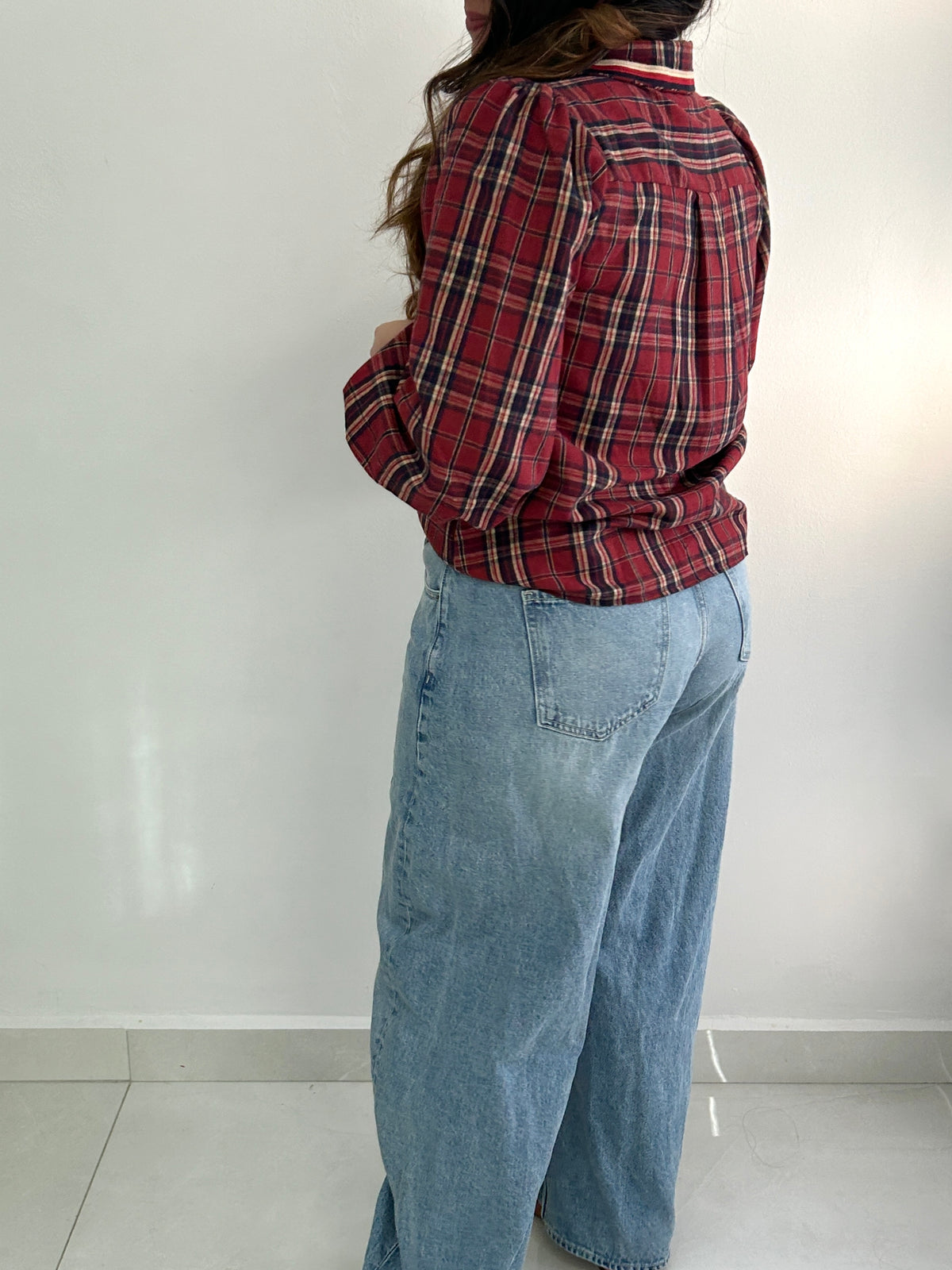 Gianna Striped Top - Red – view 2