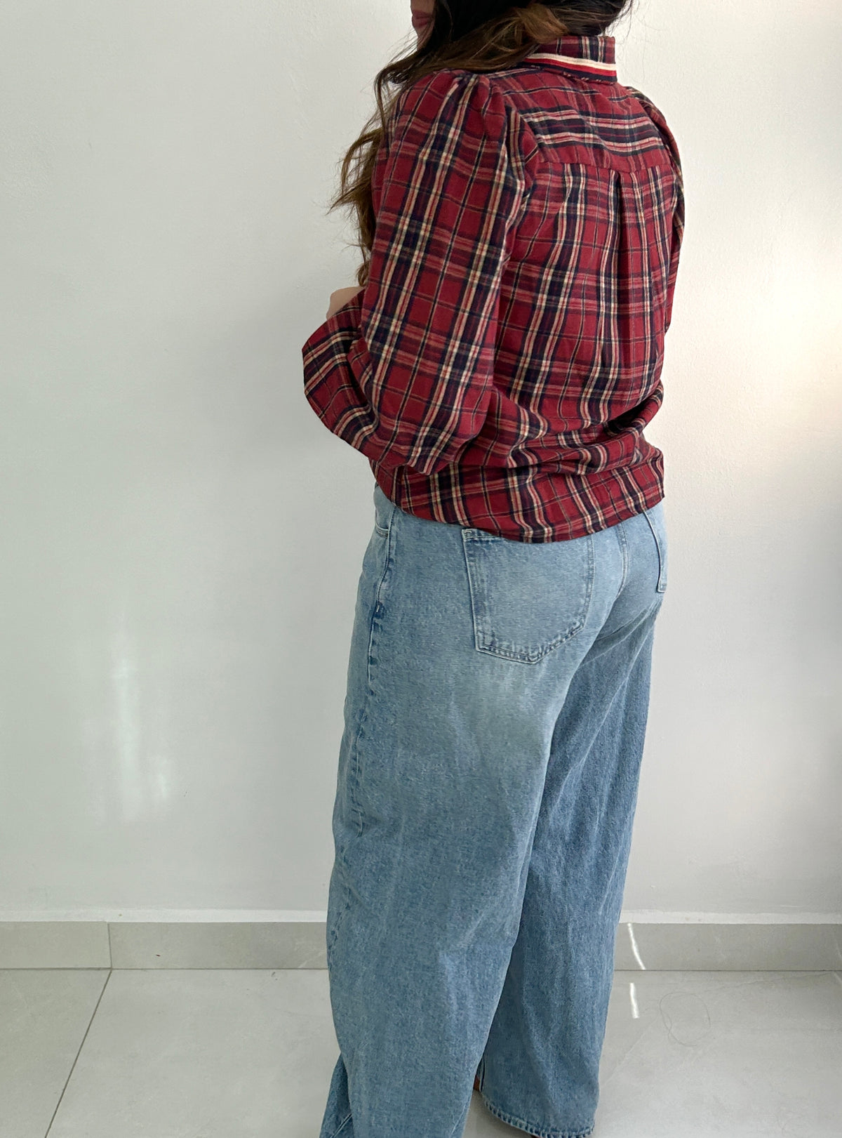 Gianna Striped Top - Red – view 2