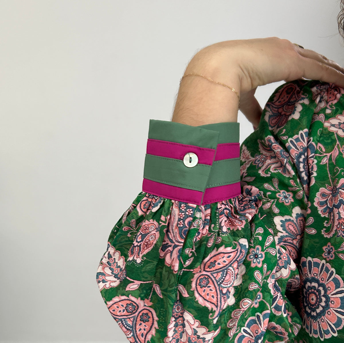 Alena Midi Dress - Green ā view 8