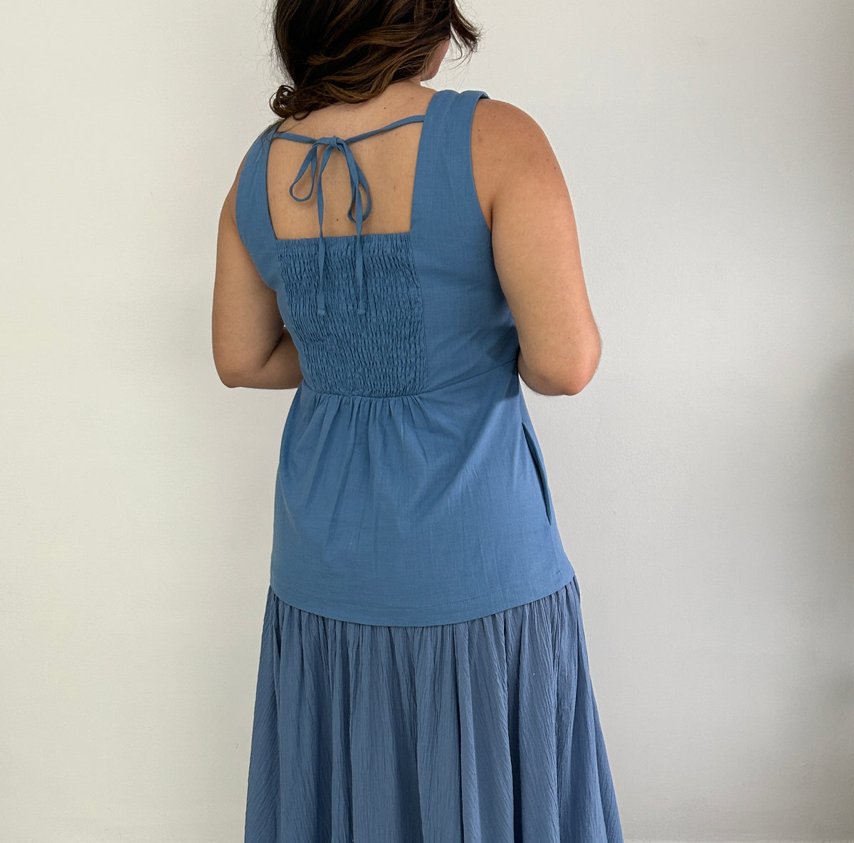 Zoe Maxi Blue Dress – view 4
