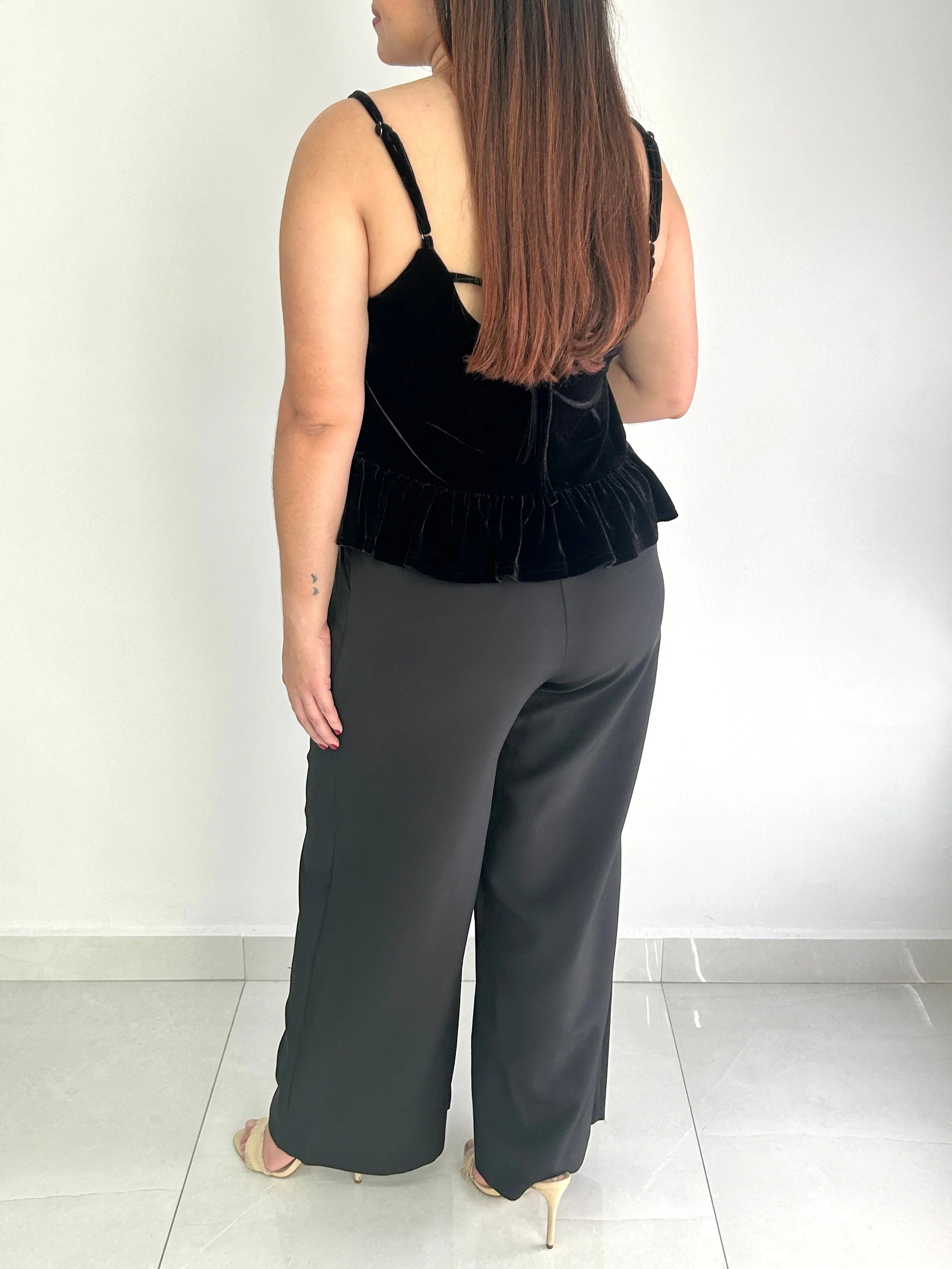 Emily High Waisted Pants - Cuevas Closet - Pants