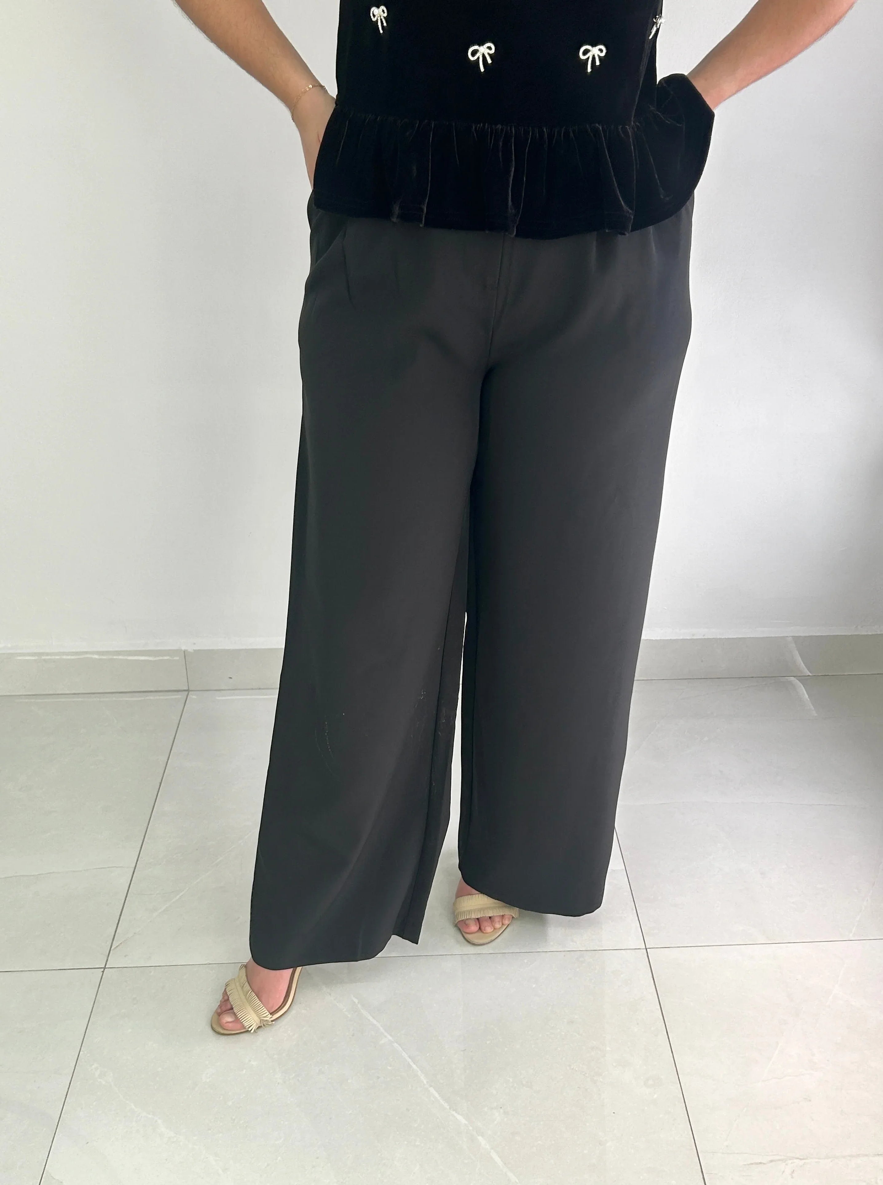 Emily High Waisted Pants - Cuevas Closet - Pants