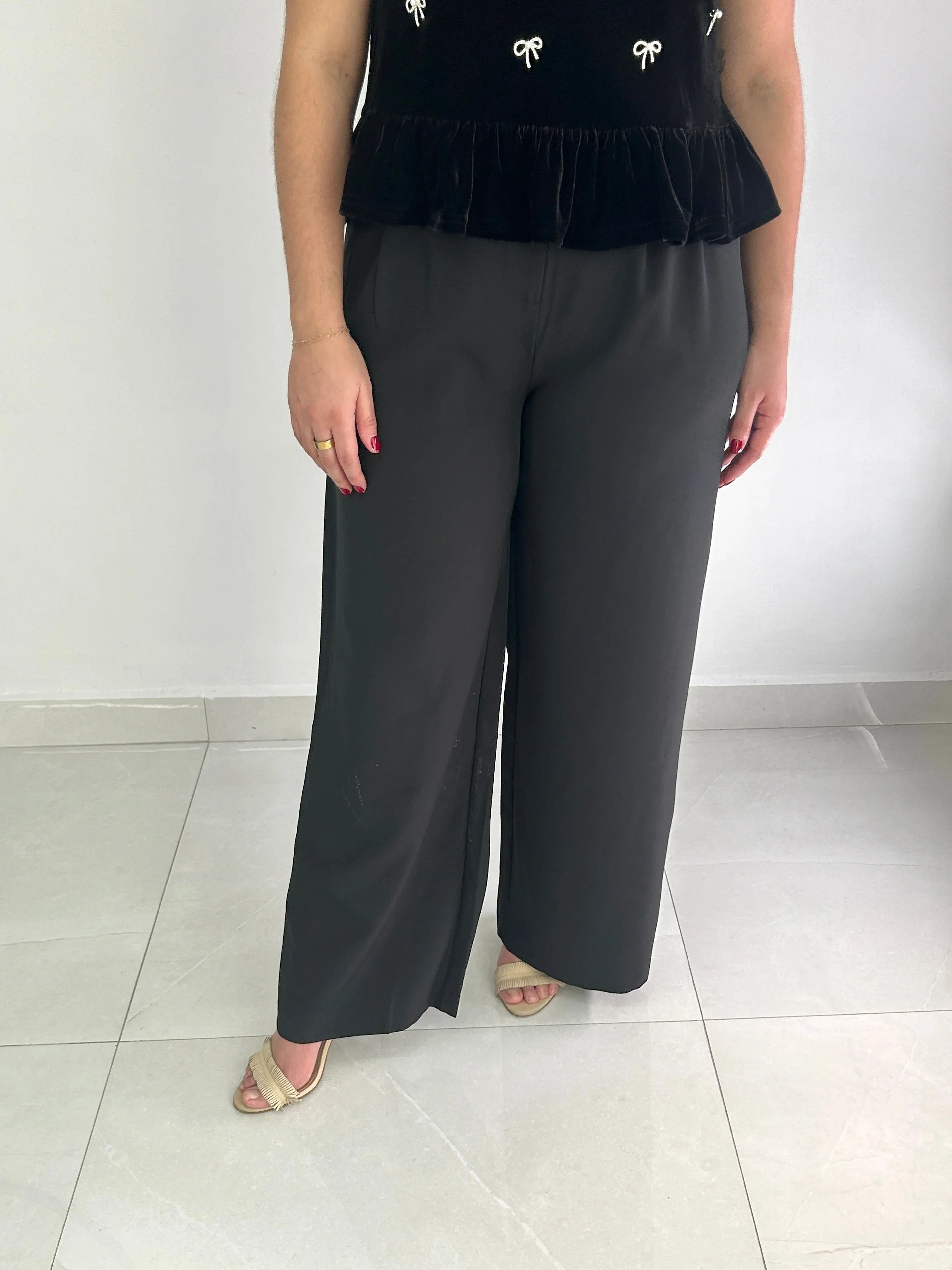 Emily High Waisted Pants - Cuevas Closet - Pants