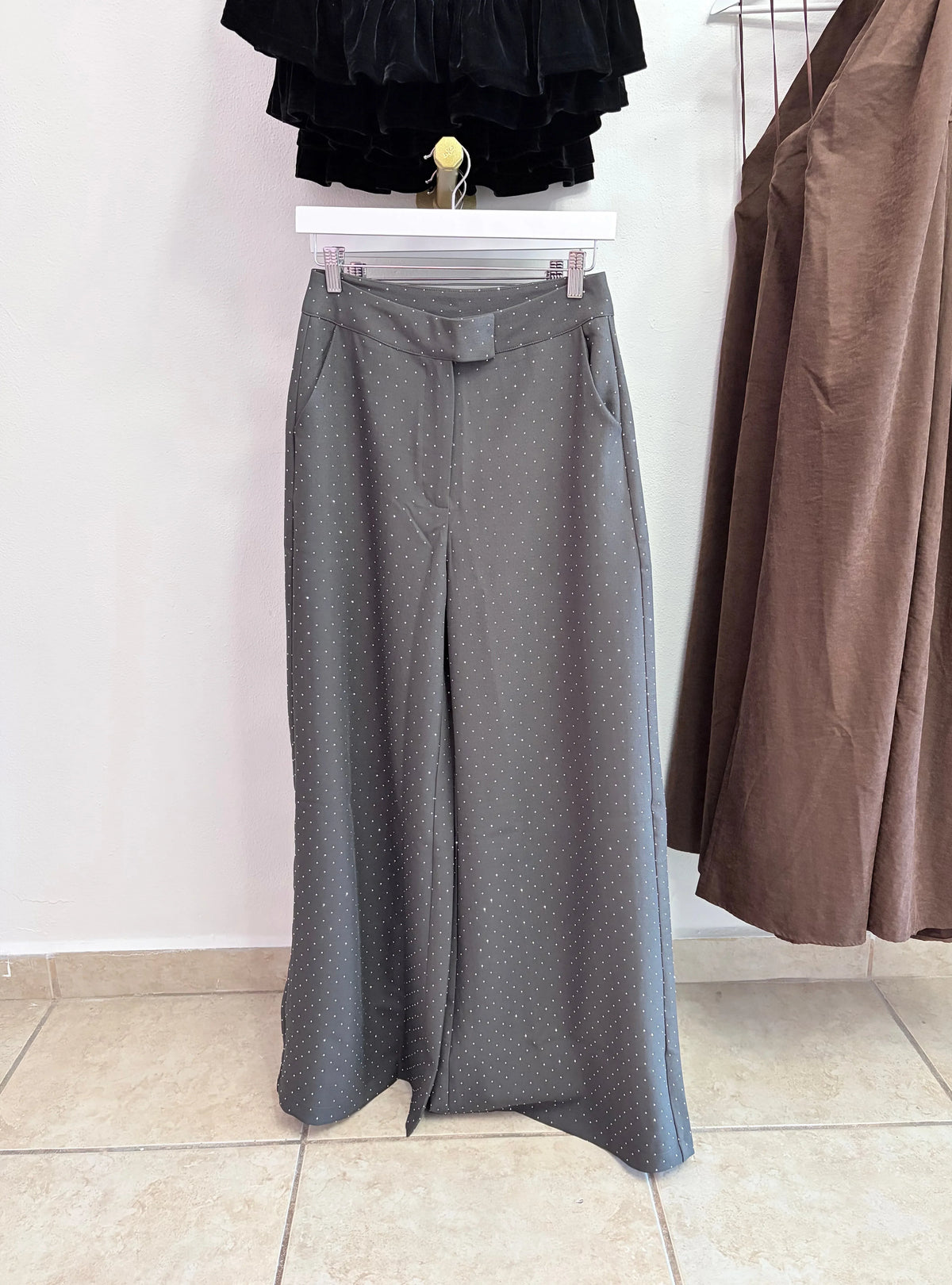 Emily High Waisted Pants - Cuevas Closet - Pants