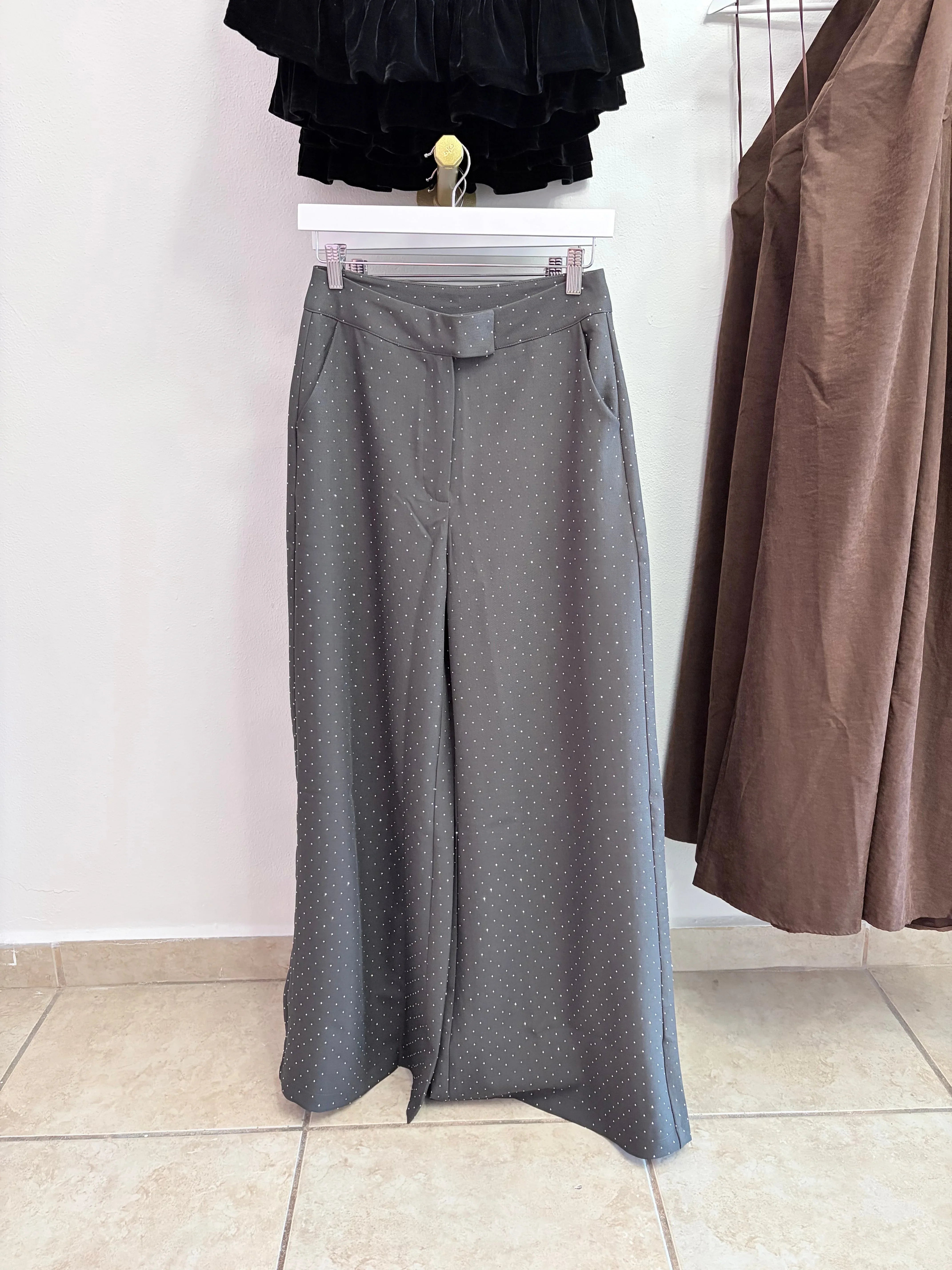 Emily High Waisted Pants - Cuevas Closet - Pants