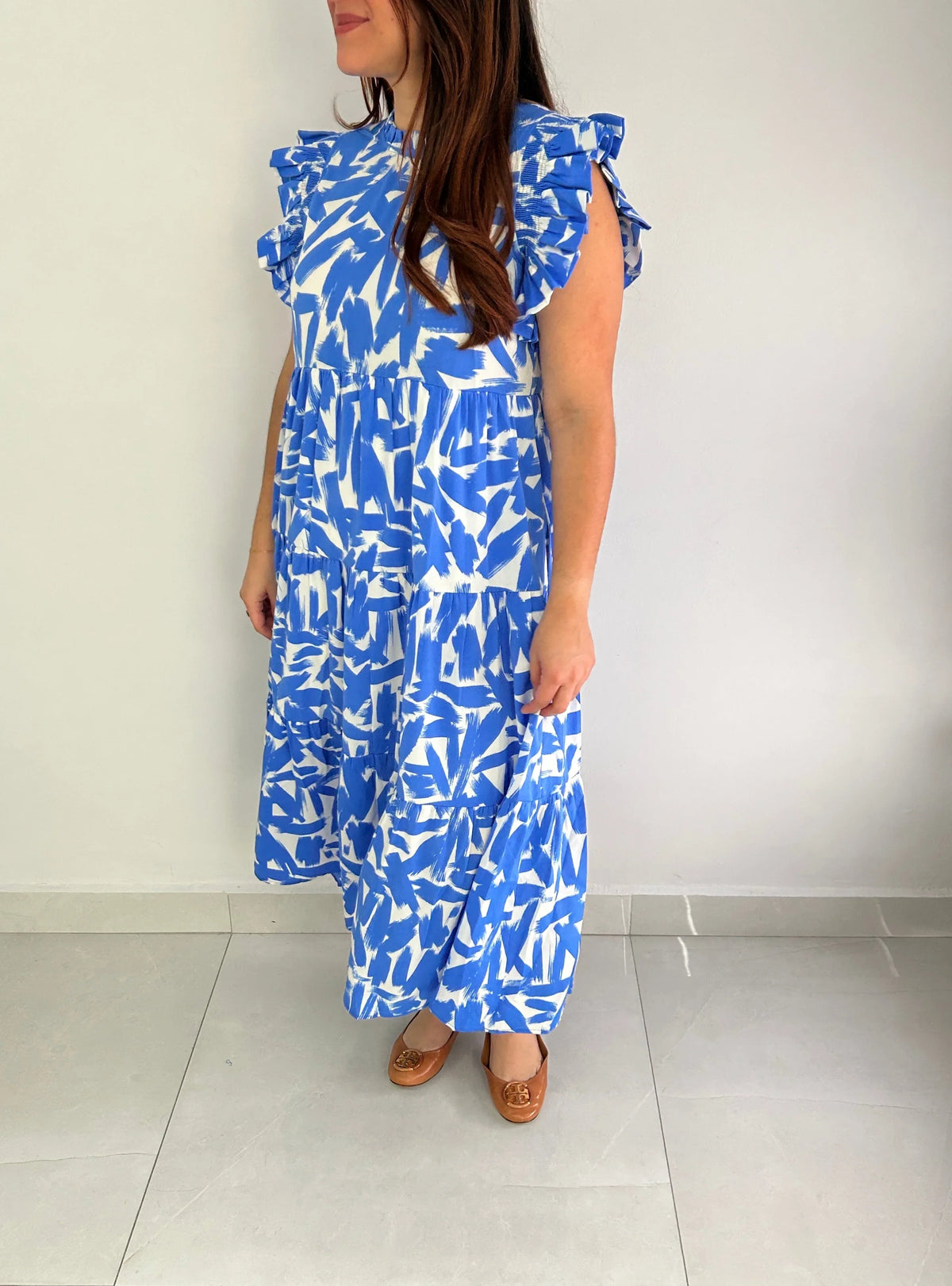 Erin Abstract Maxi Dress - Cuevas Closet - Dress