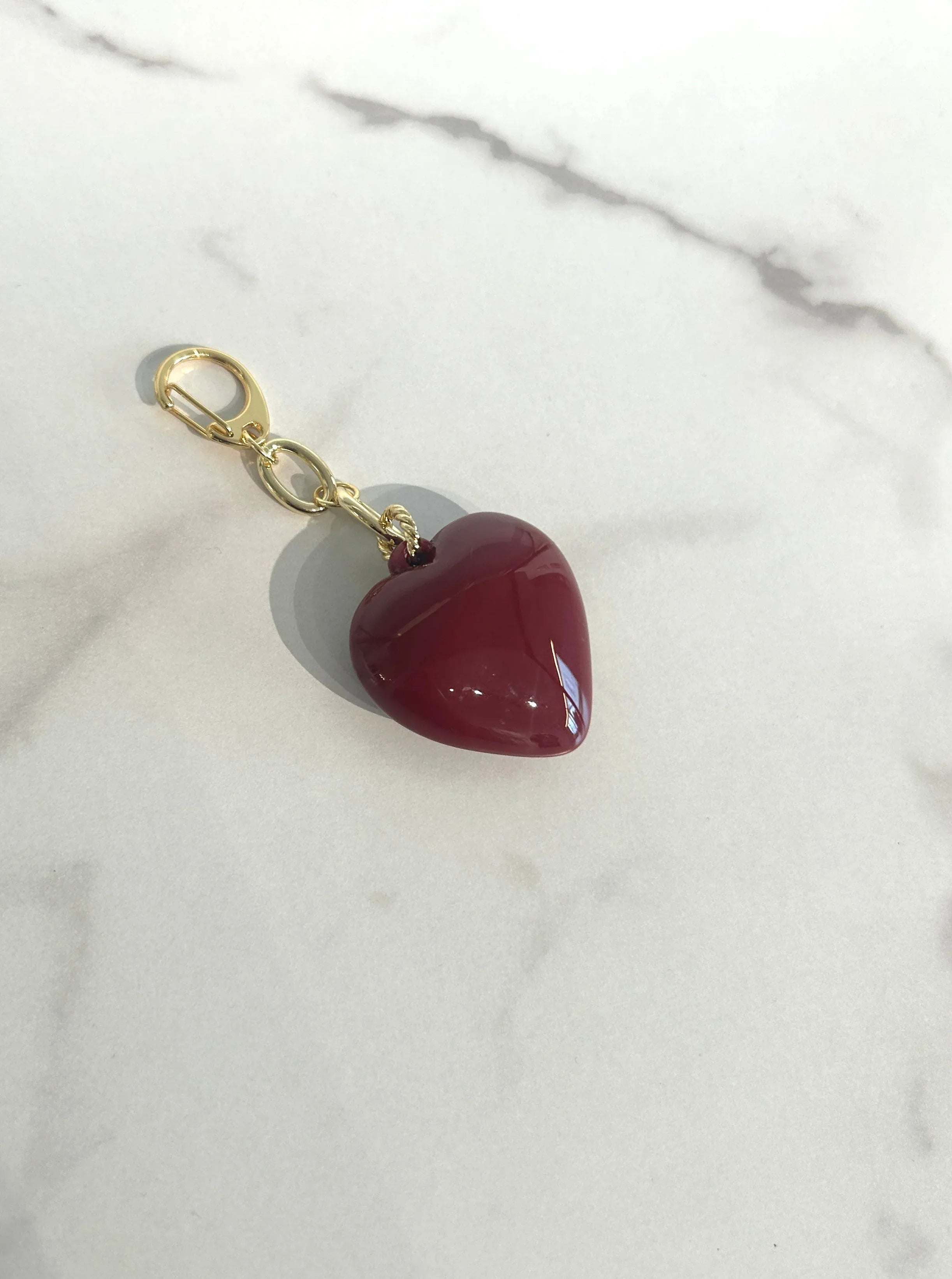 Heart Bag Charm - Cuevas Closet -
