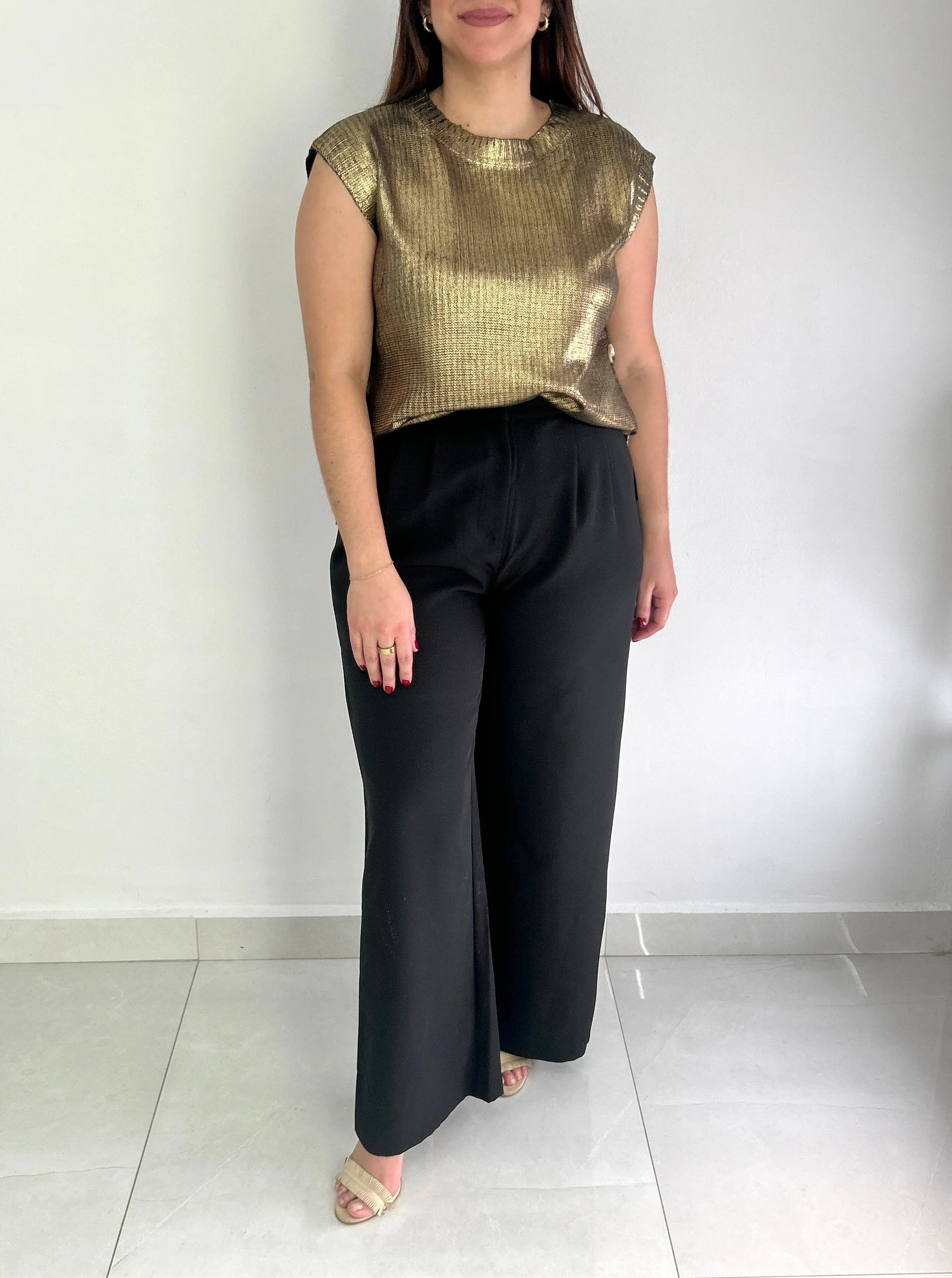 Lyla Sweater Top - Cuevas Closet - Tops