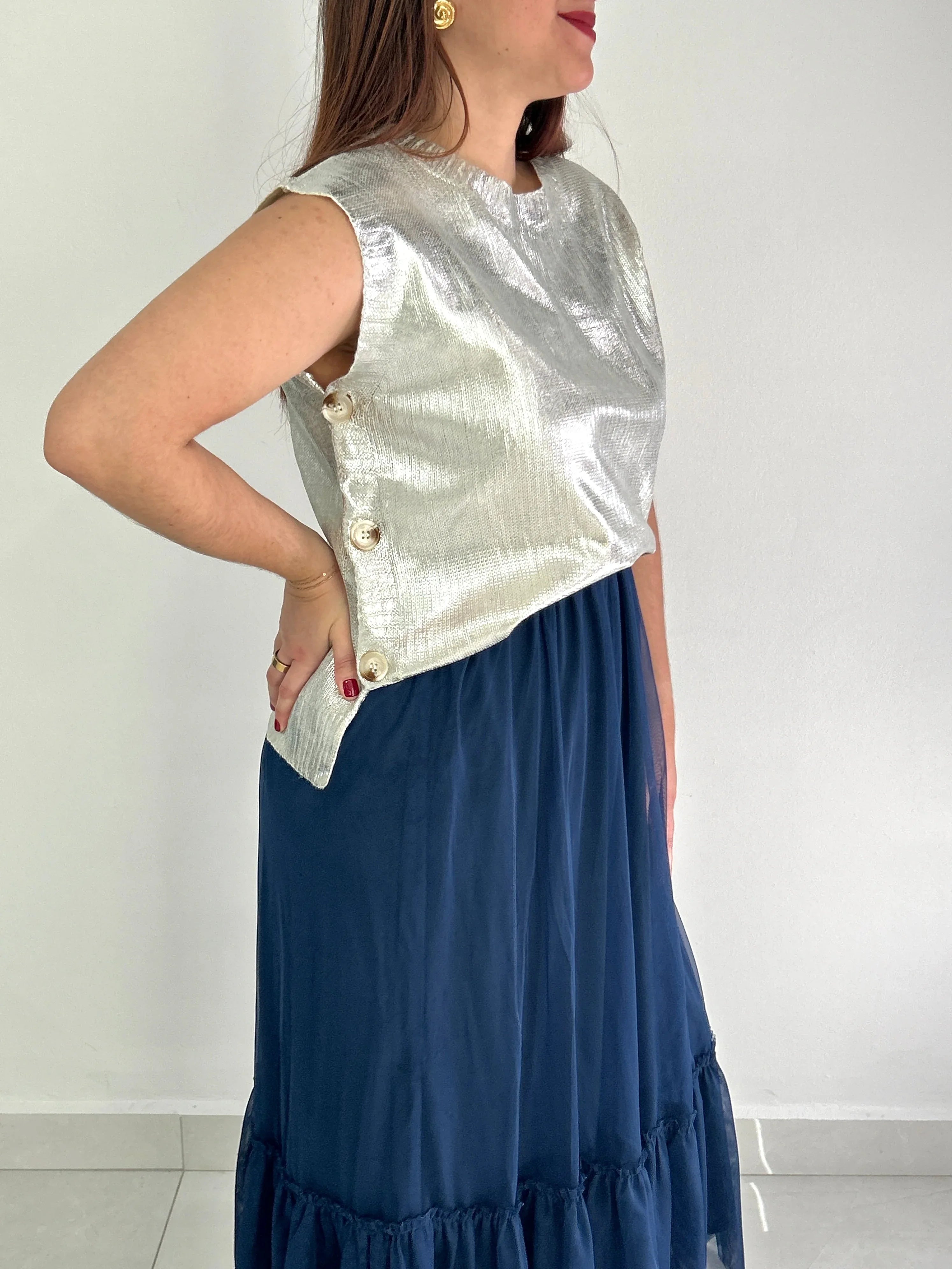 Lyla Sweater Top - Cuevas Closet - Tops