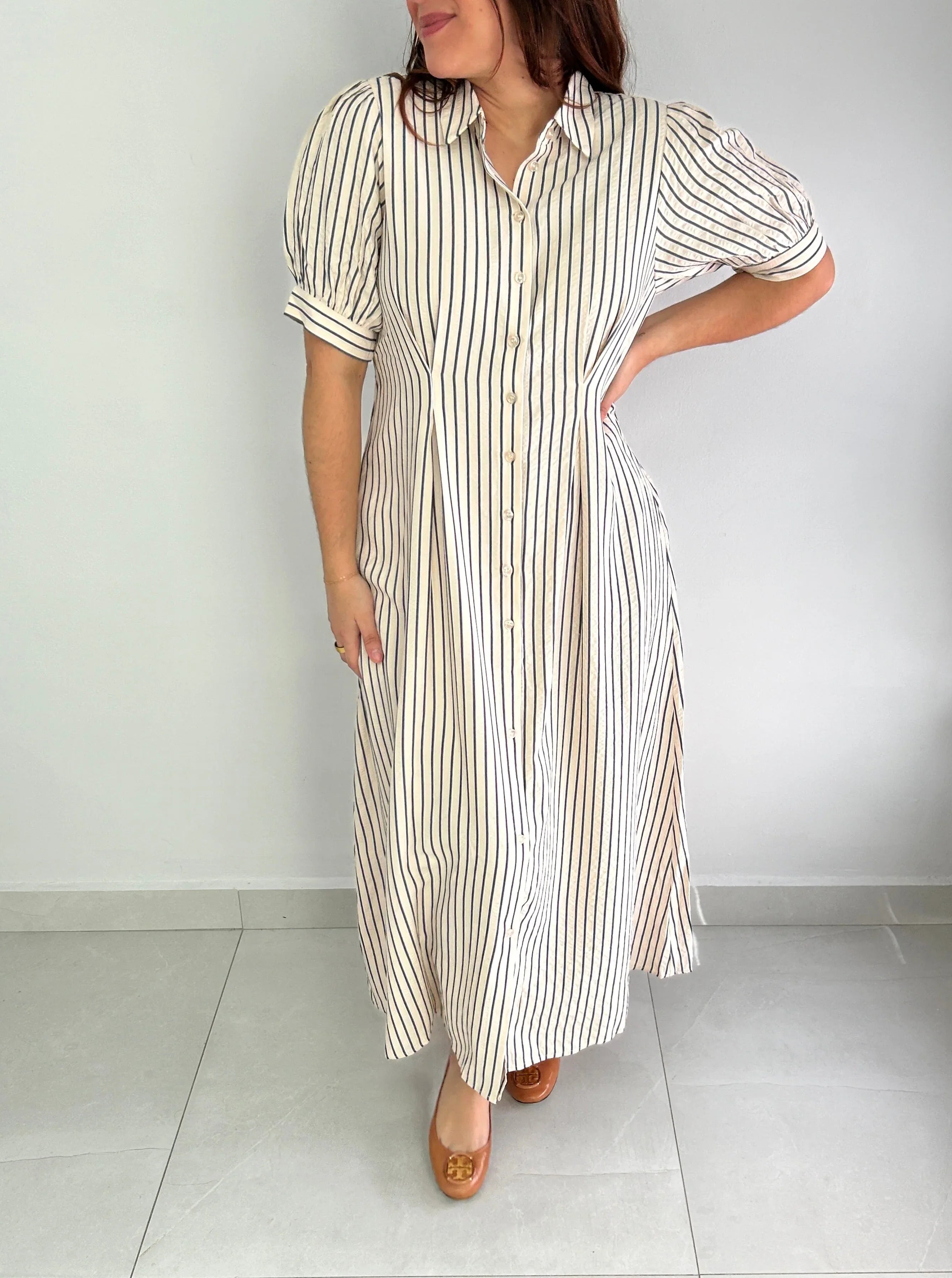 Malani Button Down Maxi Dress - Cuevas Closet - Dresses