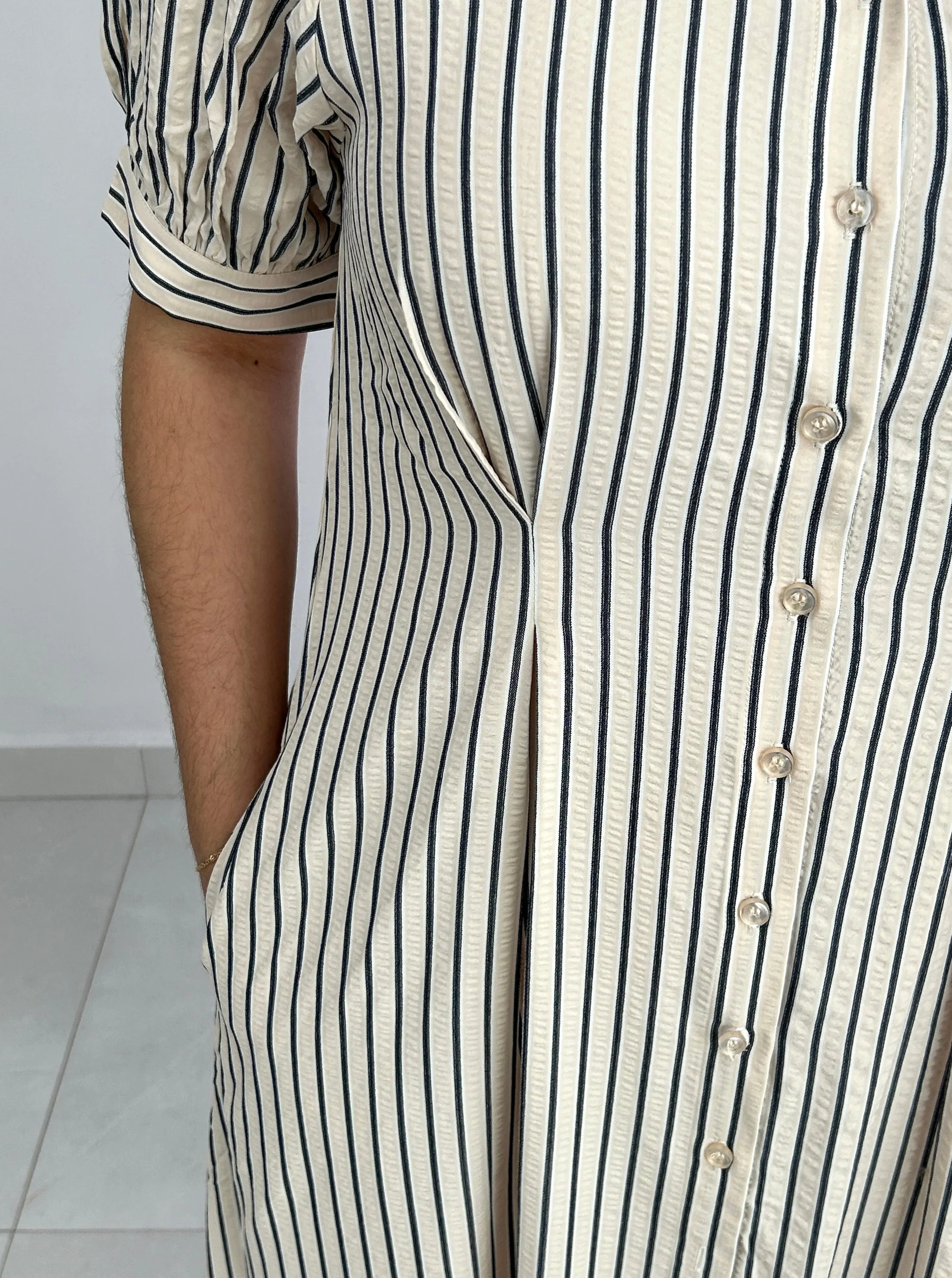 Malani Button Down Maxi Dress - Cuevas Closet - Dresses