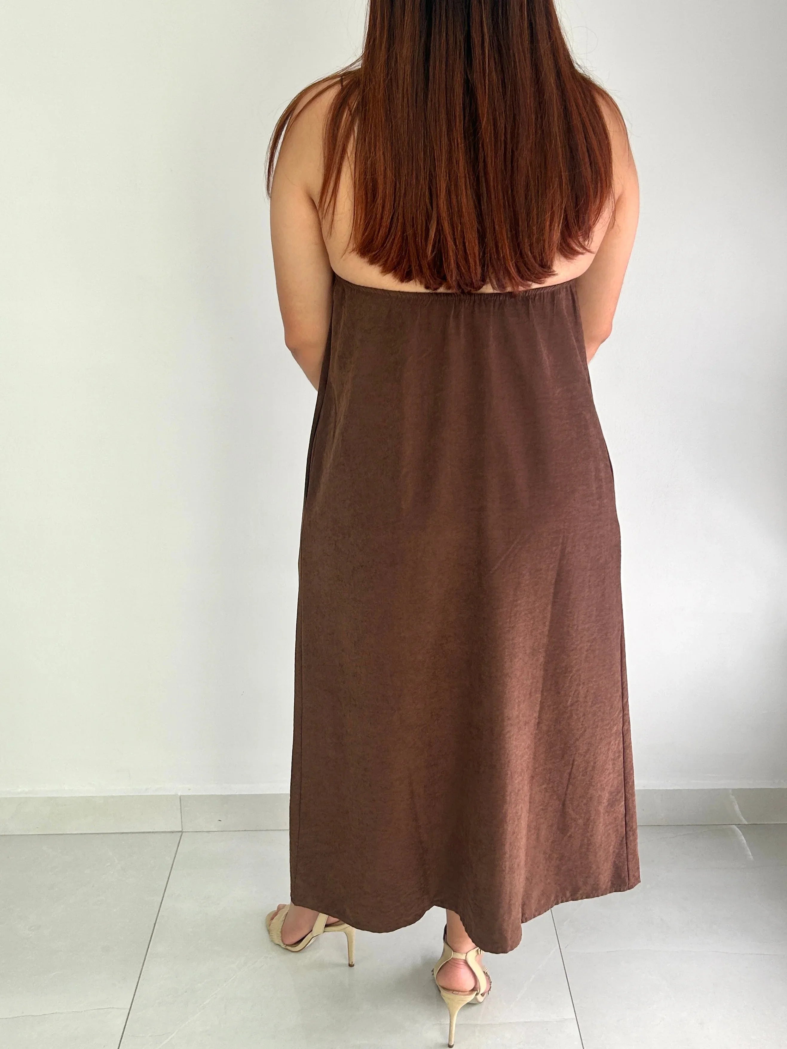 Millie Halter Midi Dress - Cuevas Closet - Dresses