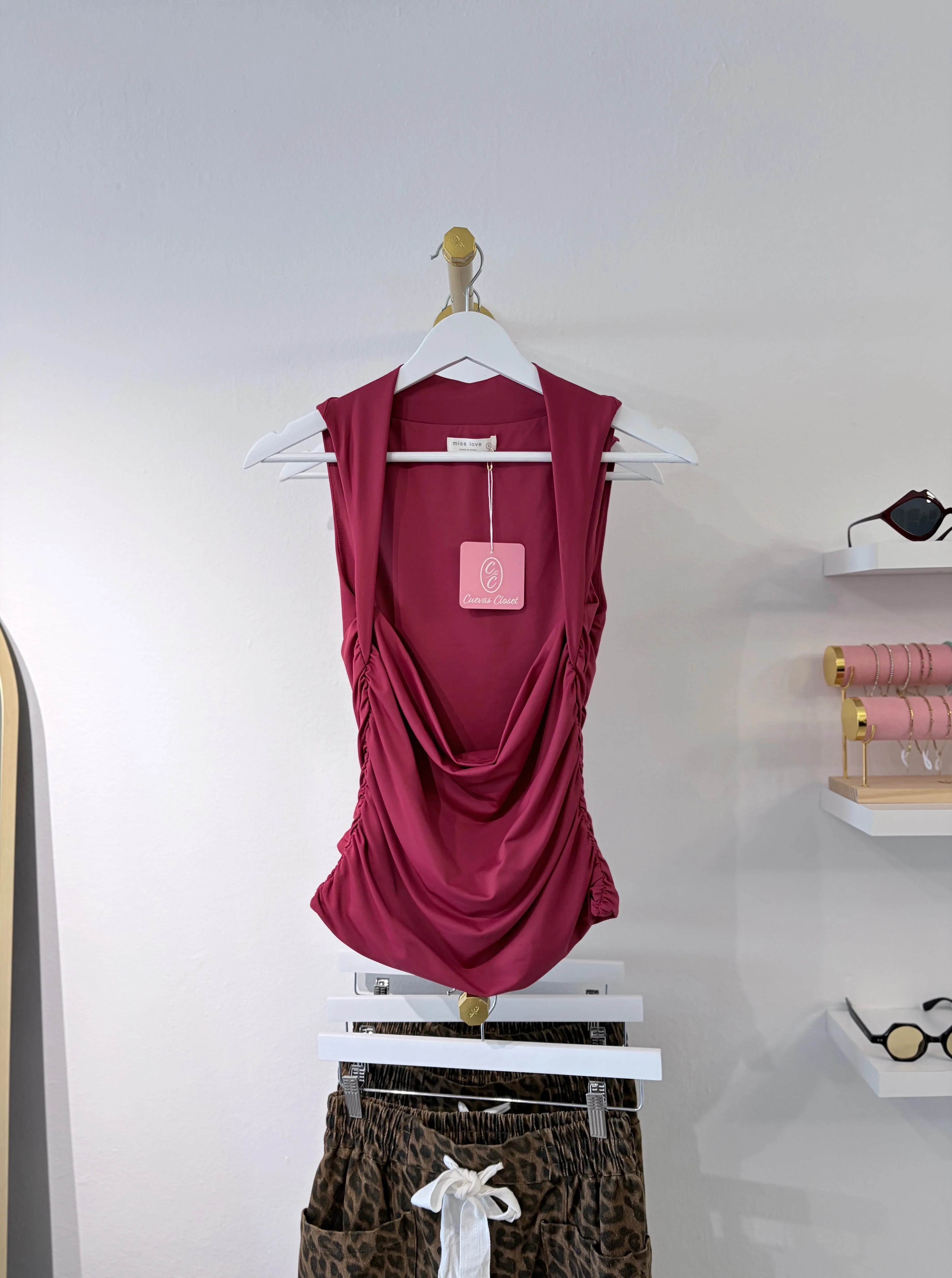 Nani Stretch Top - Cuevas Closet - Tops