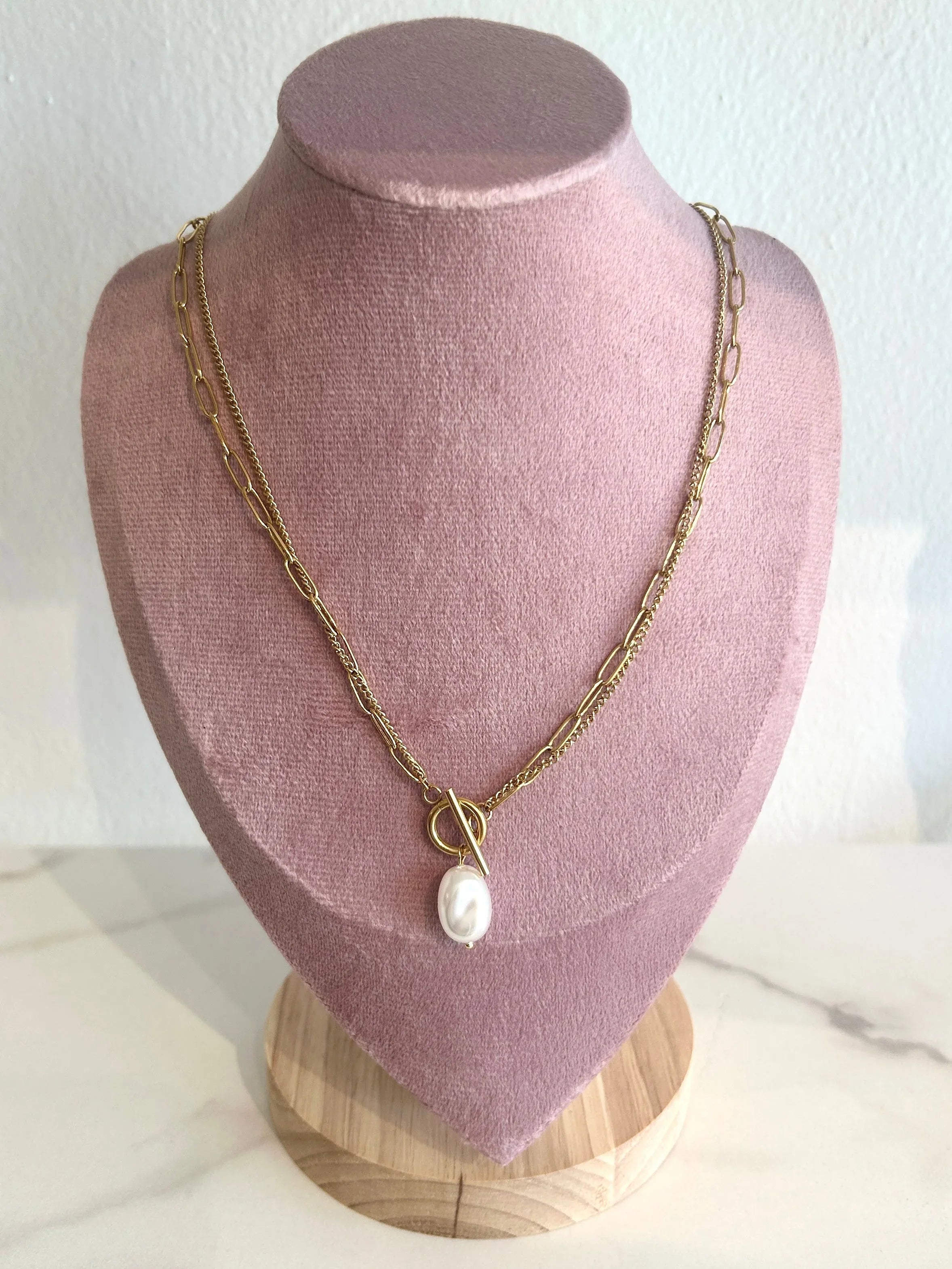 Zoey Pearl Necklace - Cuevas Closet - Jewelry