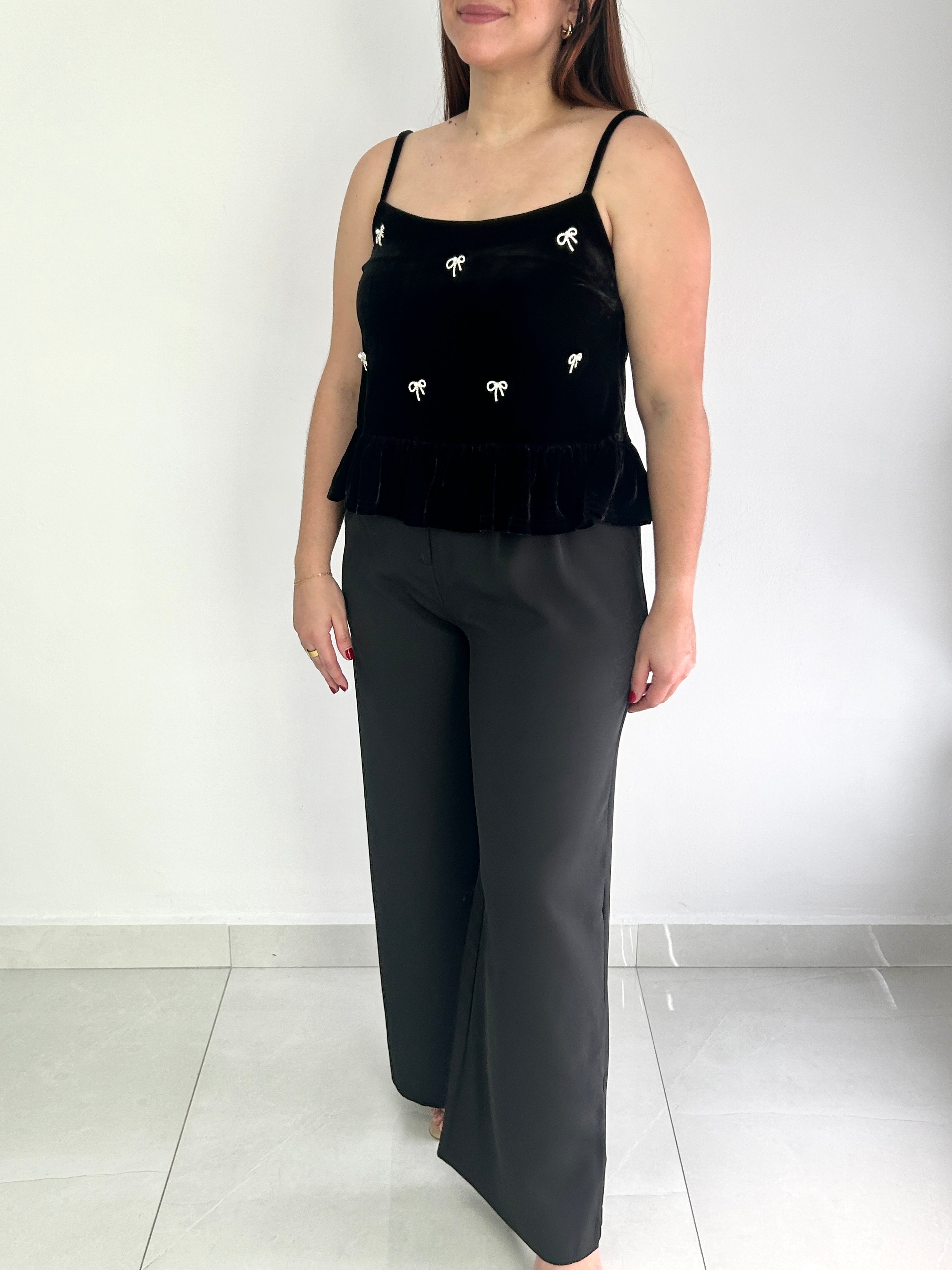 Emily High Waisted Pants - Cuevas Closet - Pants