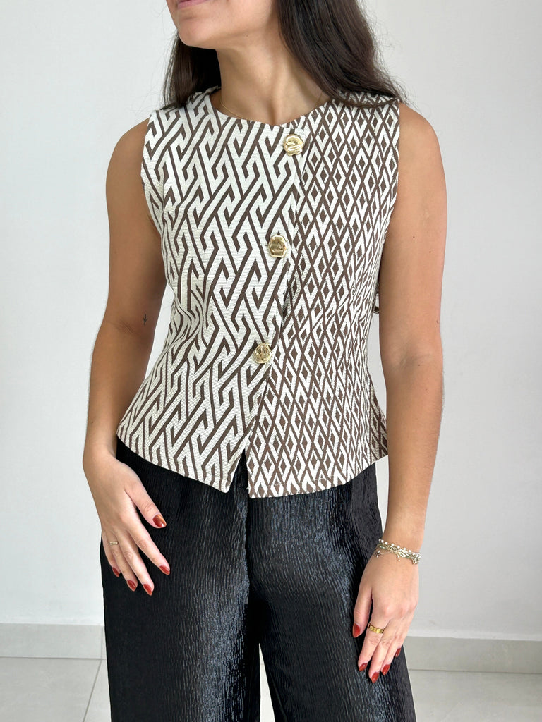 Emma Vest - Cuevas Closet - Tops