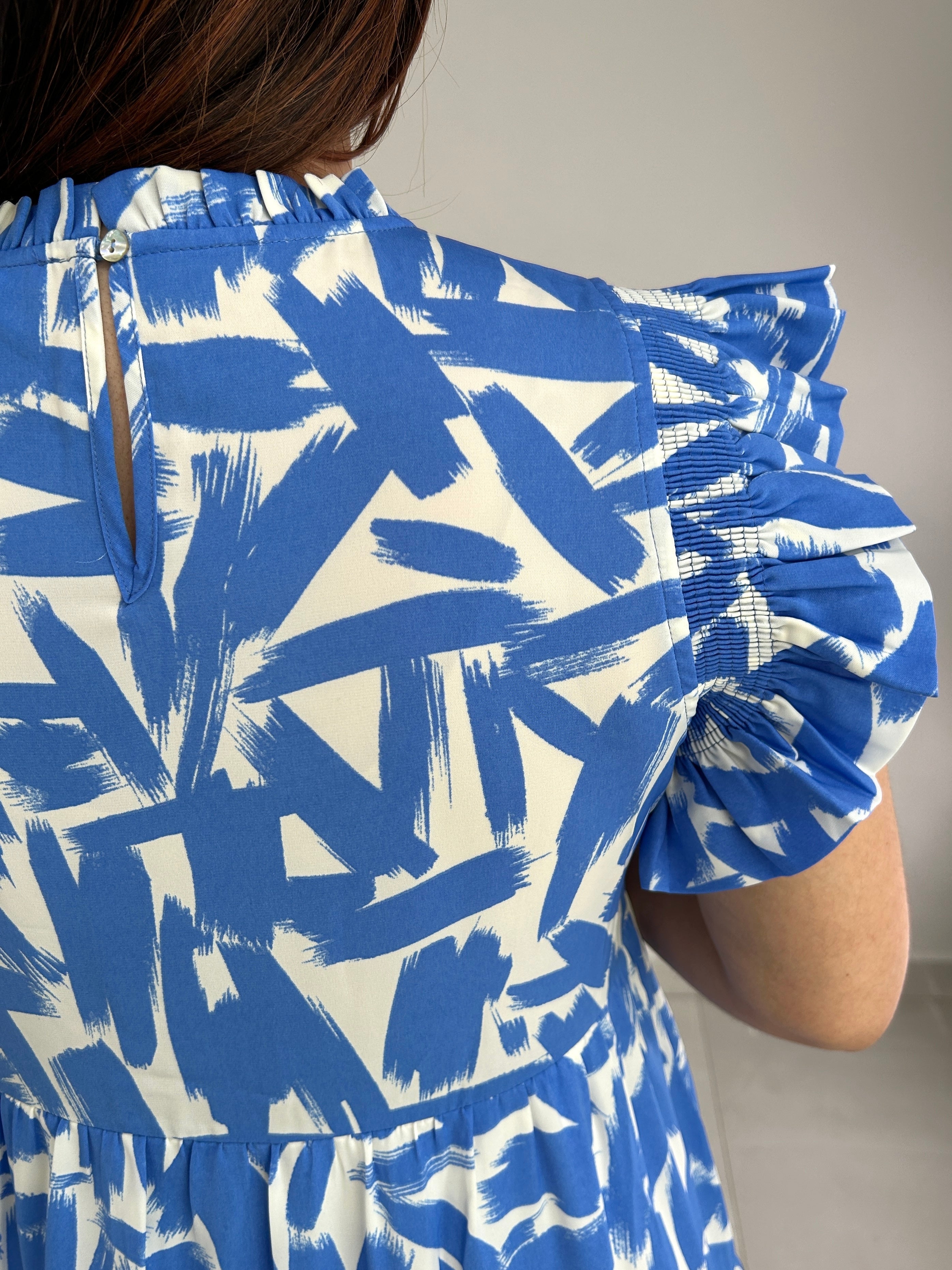 Erin Abstract Maxi Dress - Cuevas Closet - Dress