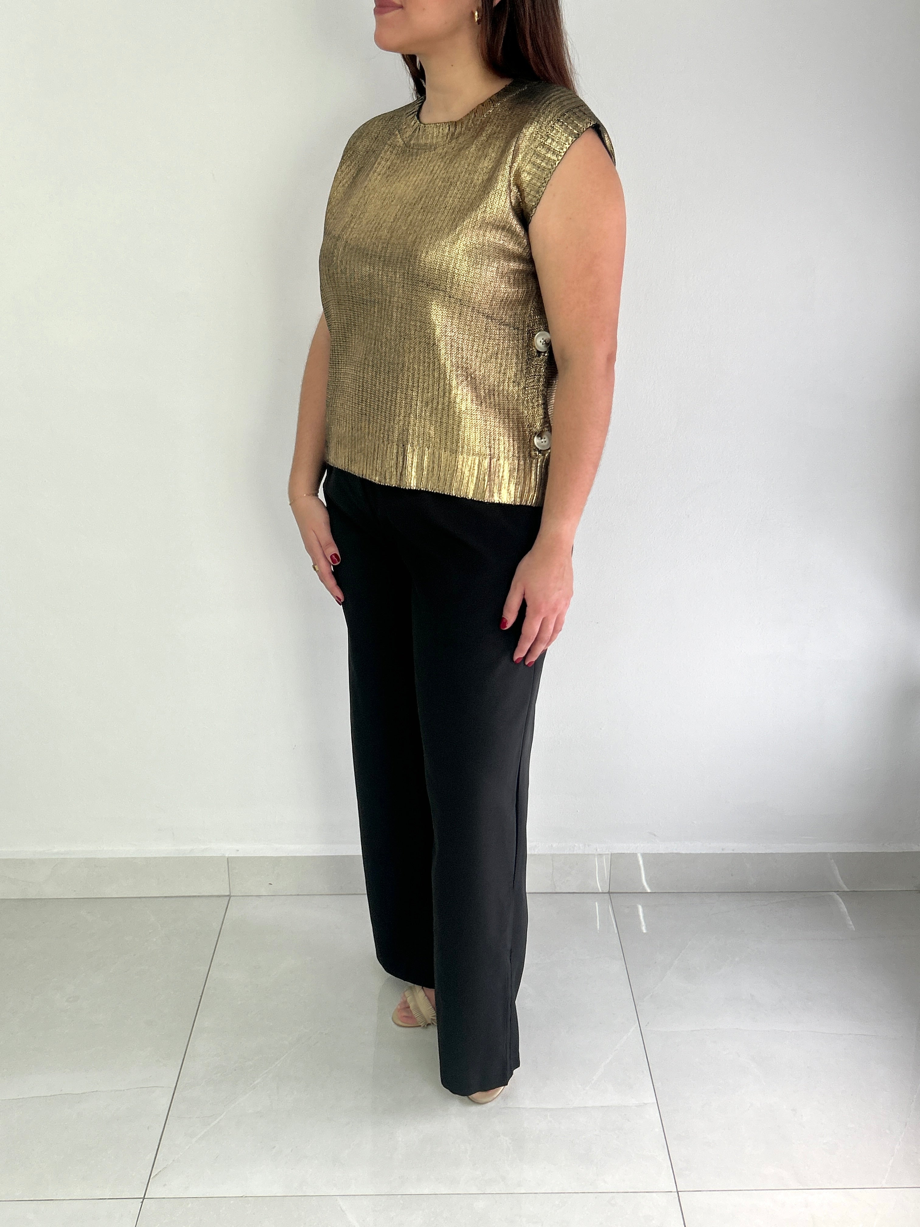 Lyla Sweater Top - Cuevas Closet - Tops