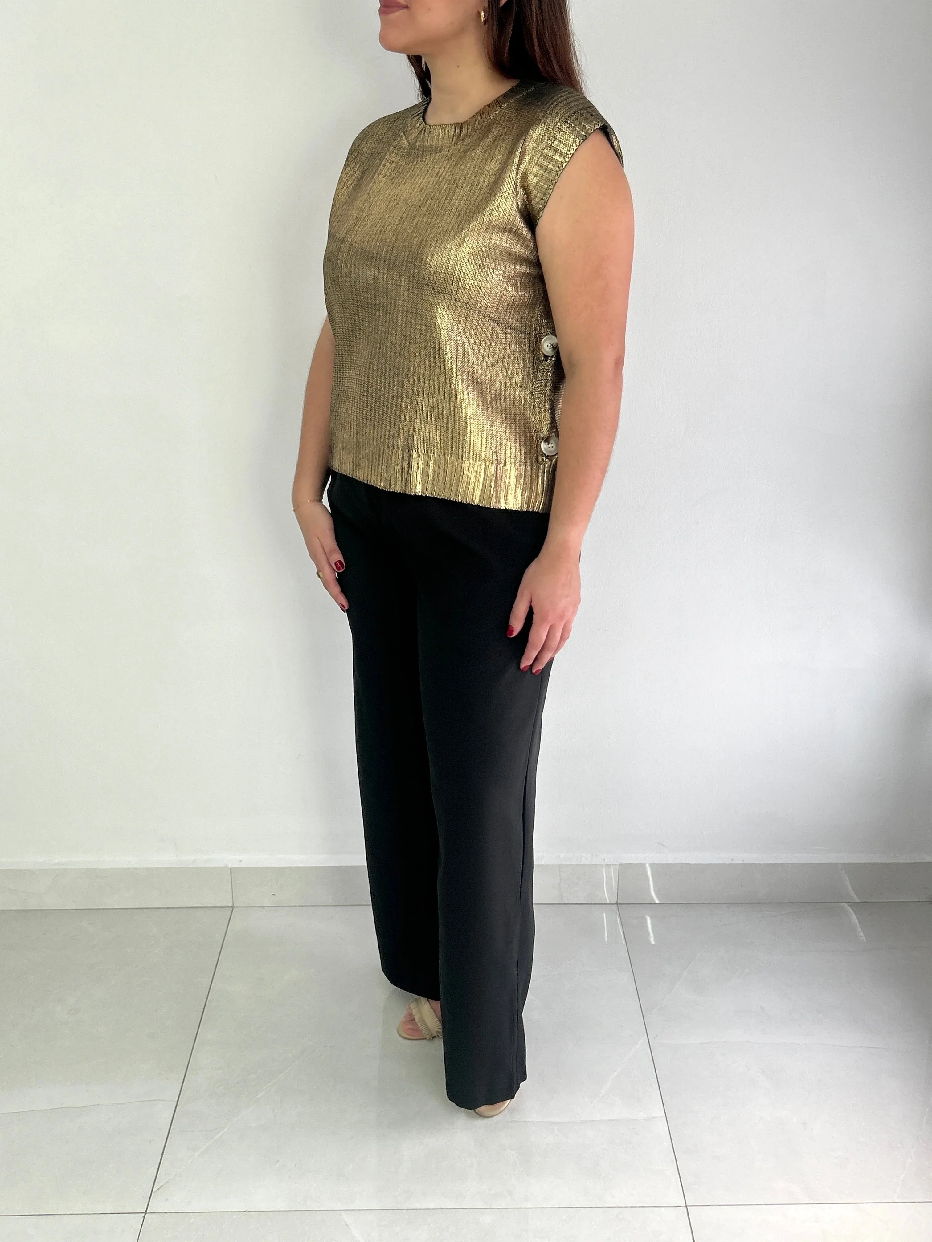 Lyla Sweater Top - Cuevas Closet - Tops