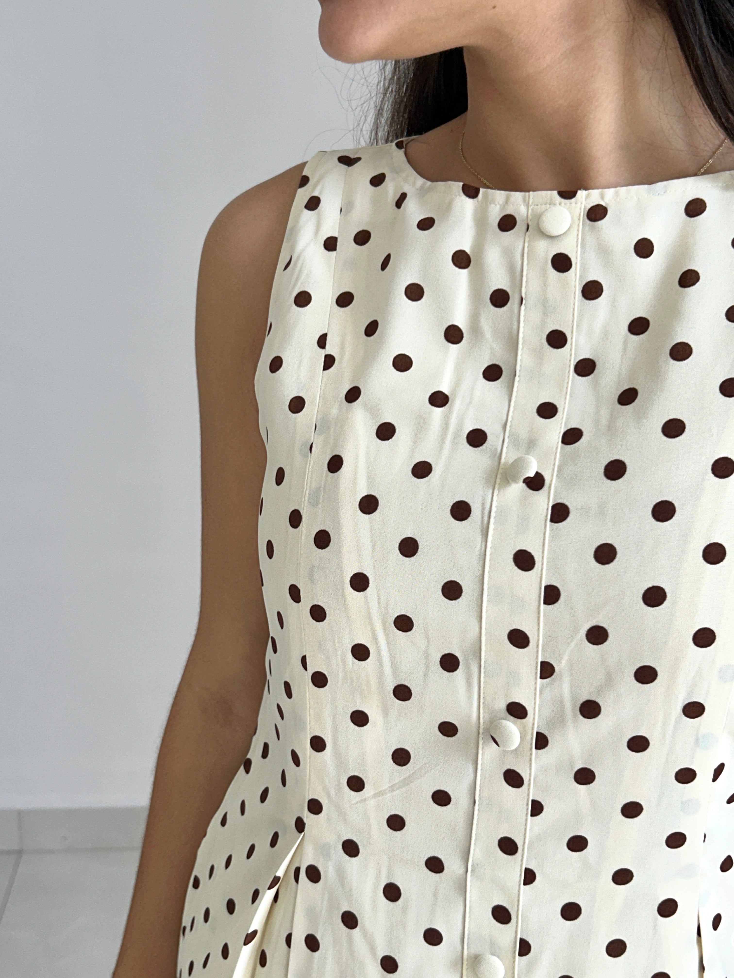 Madeline Polka Dot Dress - Cuevas Closet - Dresses
