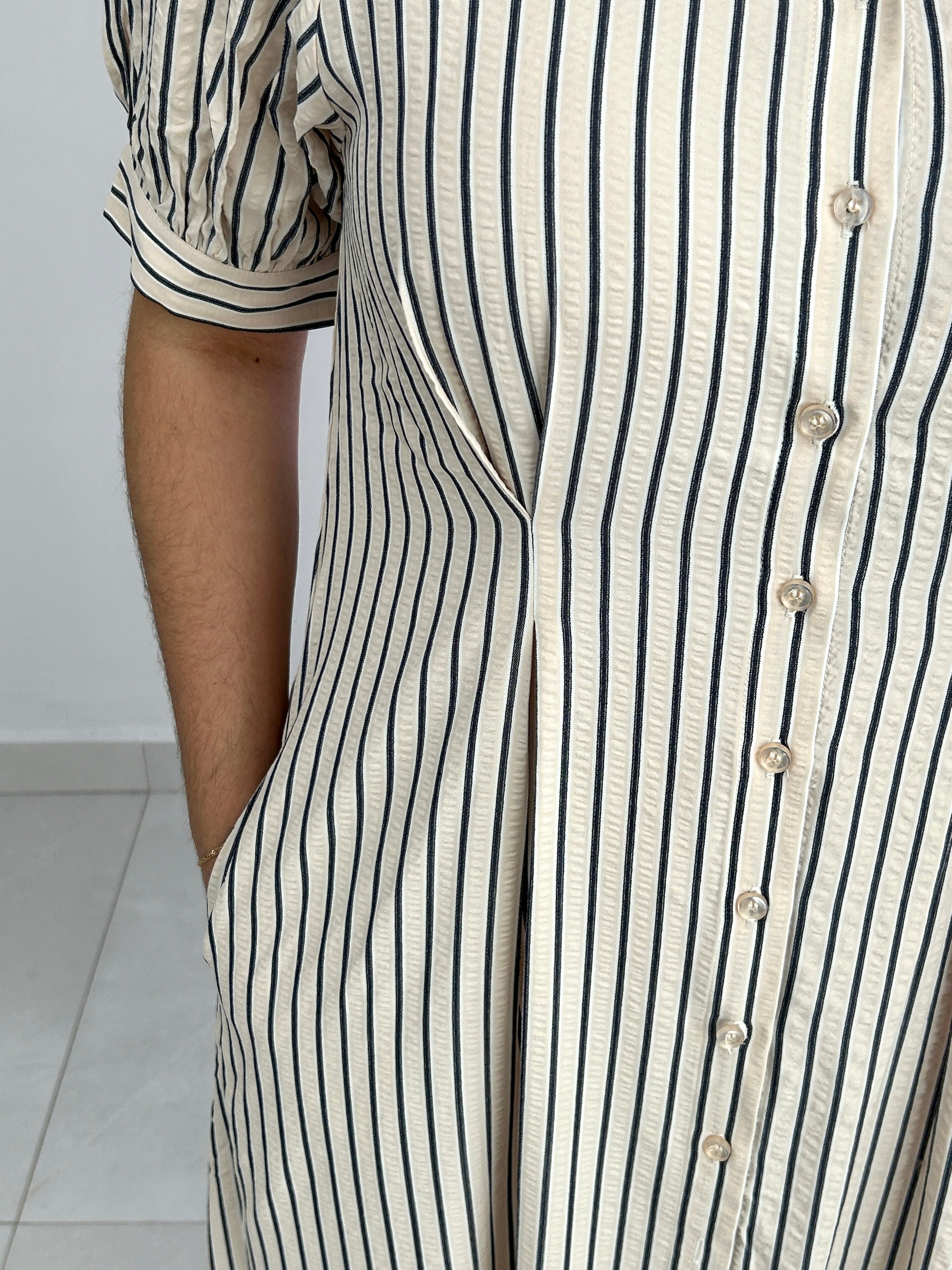 Malani Button Down Maxi Dress - Cuevas Closet - Dresses